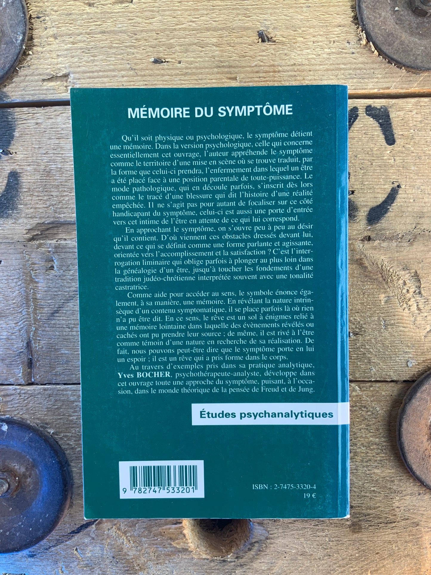Mémoire du symptôme - Yves Bocher
