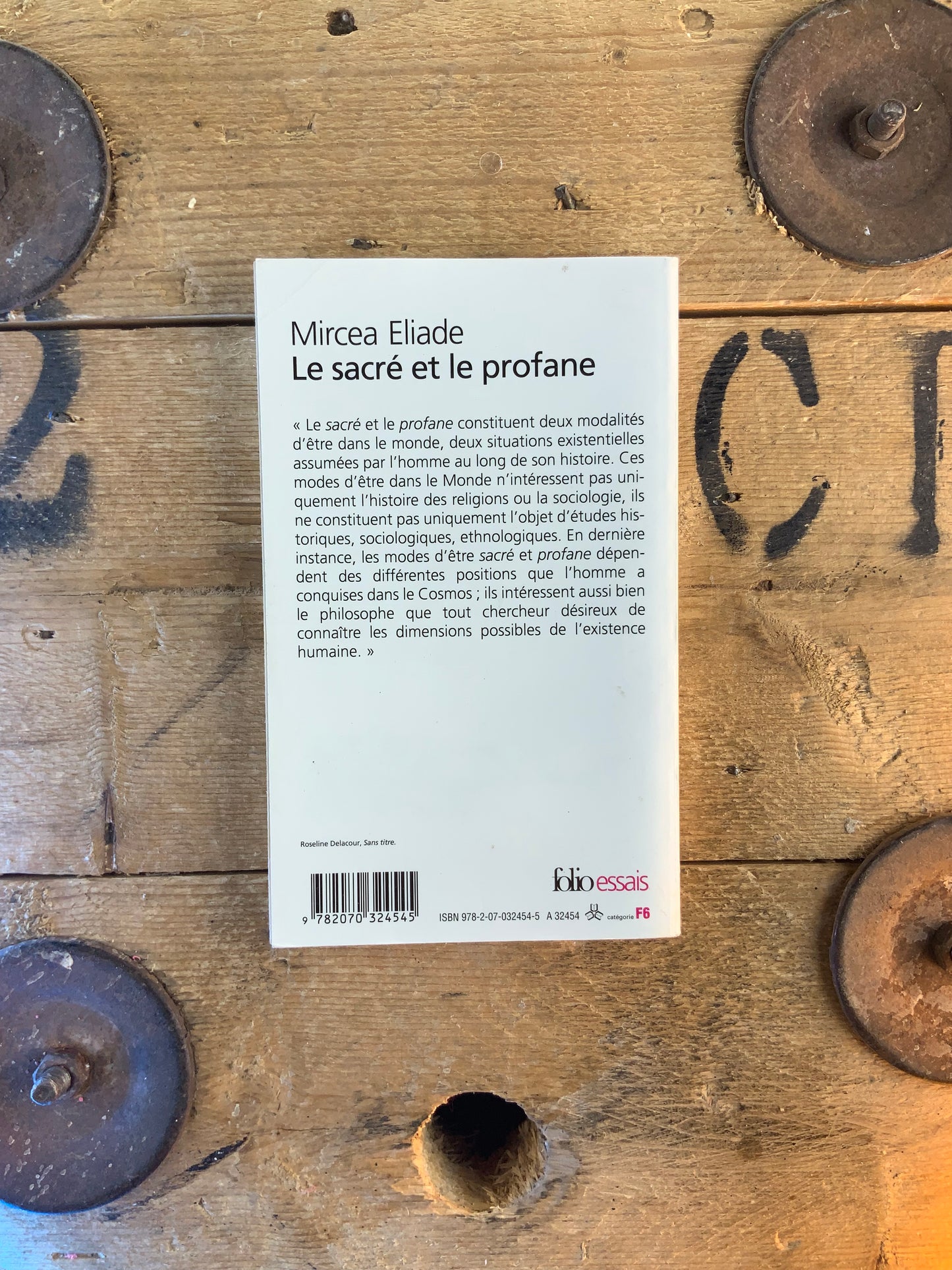 Le sacré et le profane - Mircea Eliade