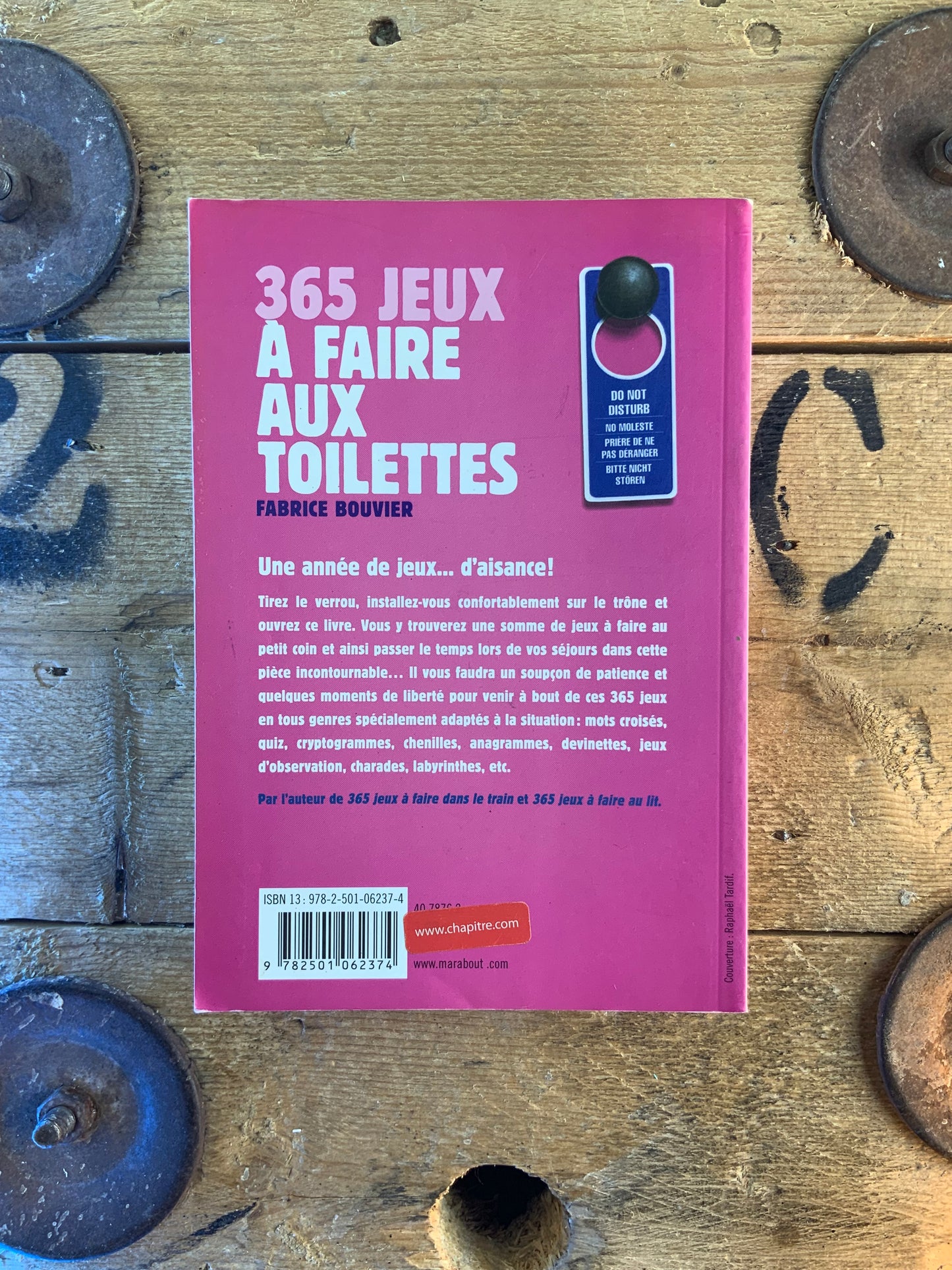 365 jeux à faire aux toilettes - Fabrice Bouvier
