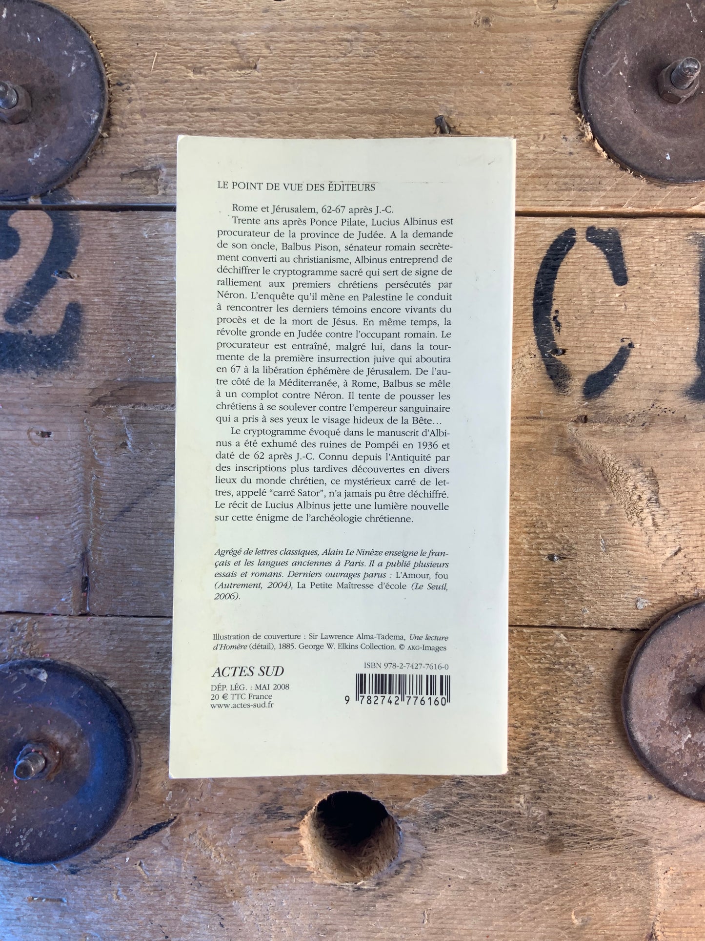 Sator : l’énigme du carré magique - Alain Le Ninèze