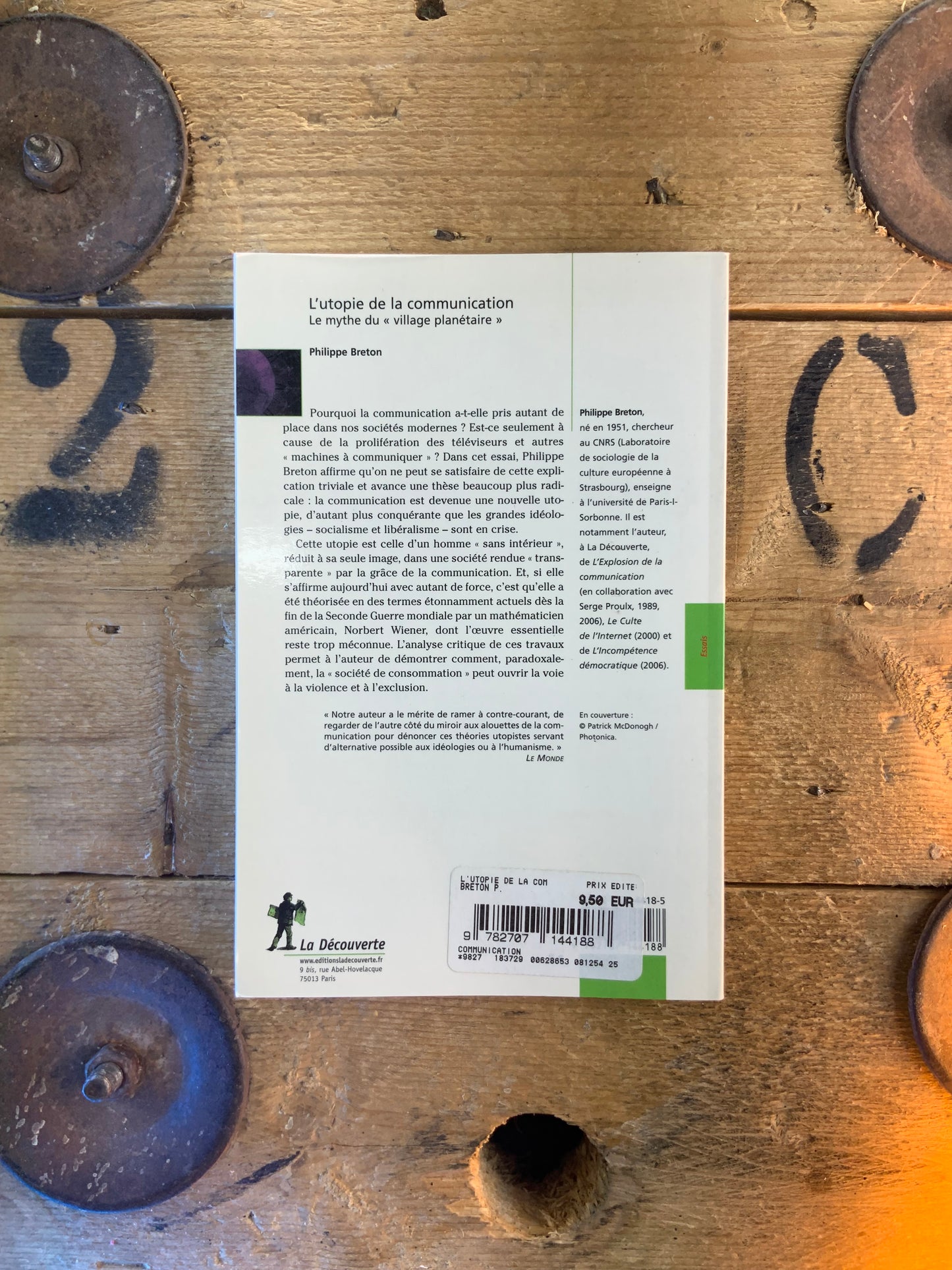 L’utopie de la communication : le mythe du « village planétaire » - Philippe Breton