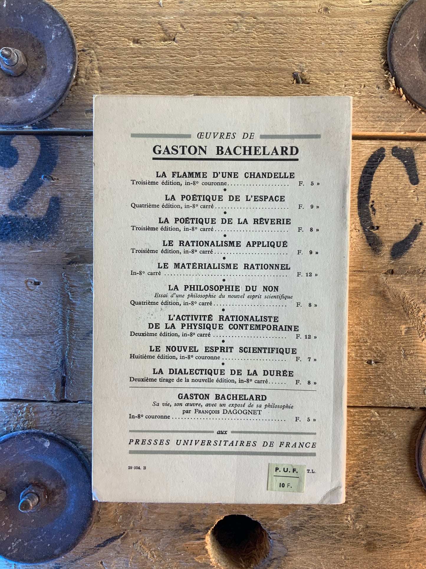 Le rationalisme appliqué - Gaston Bachelard