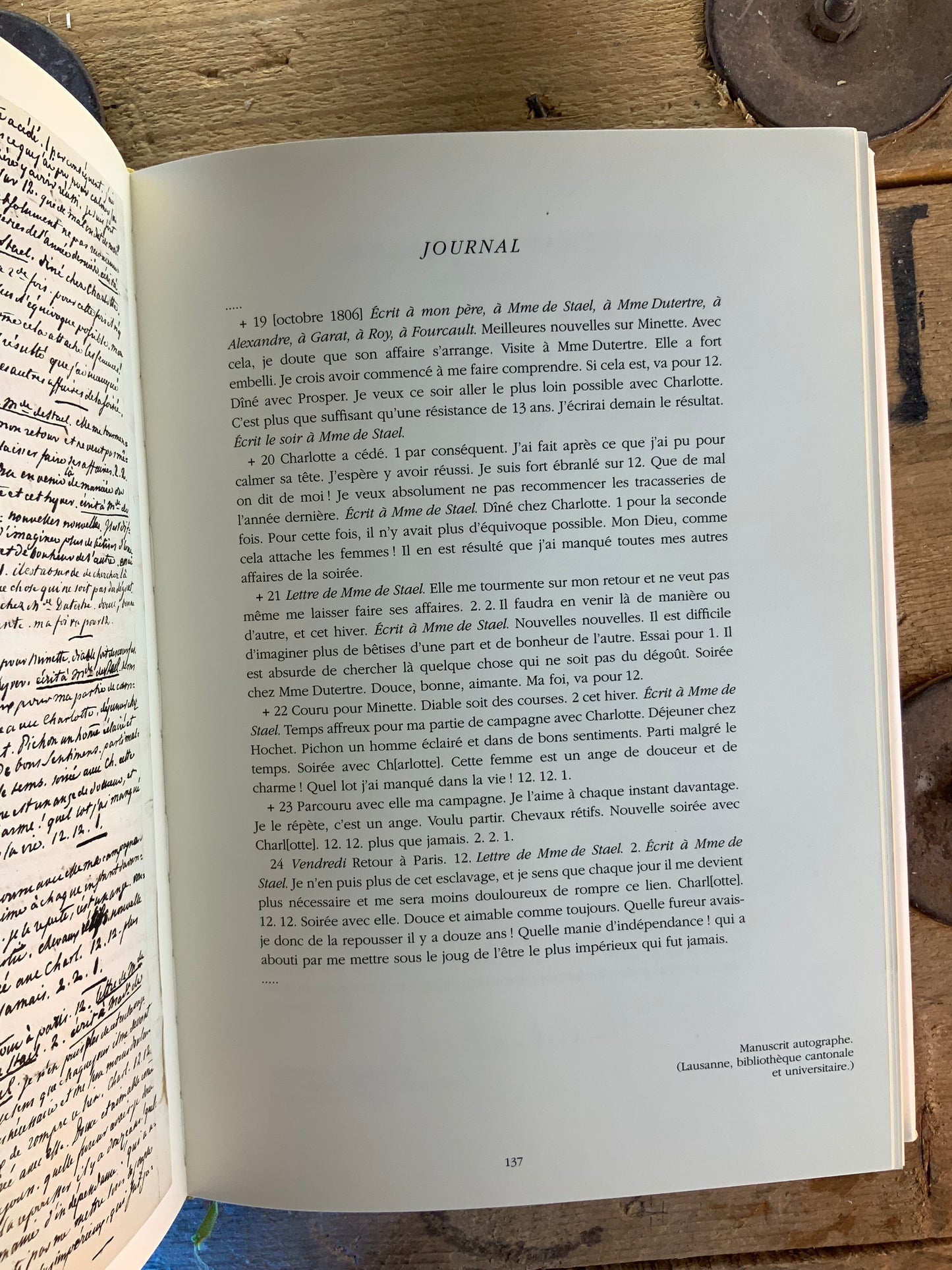 Les plus beaux manuscrits et journaux intimes de la langue française