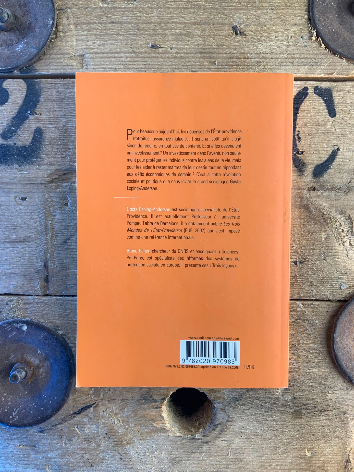 Trois leçons sur l’État-providence - Gøsta Espring-Andersen et Bruno Palier
