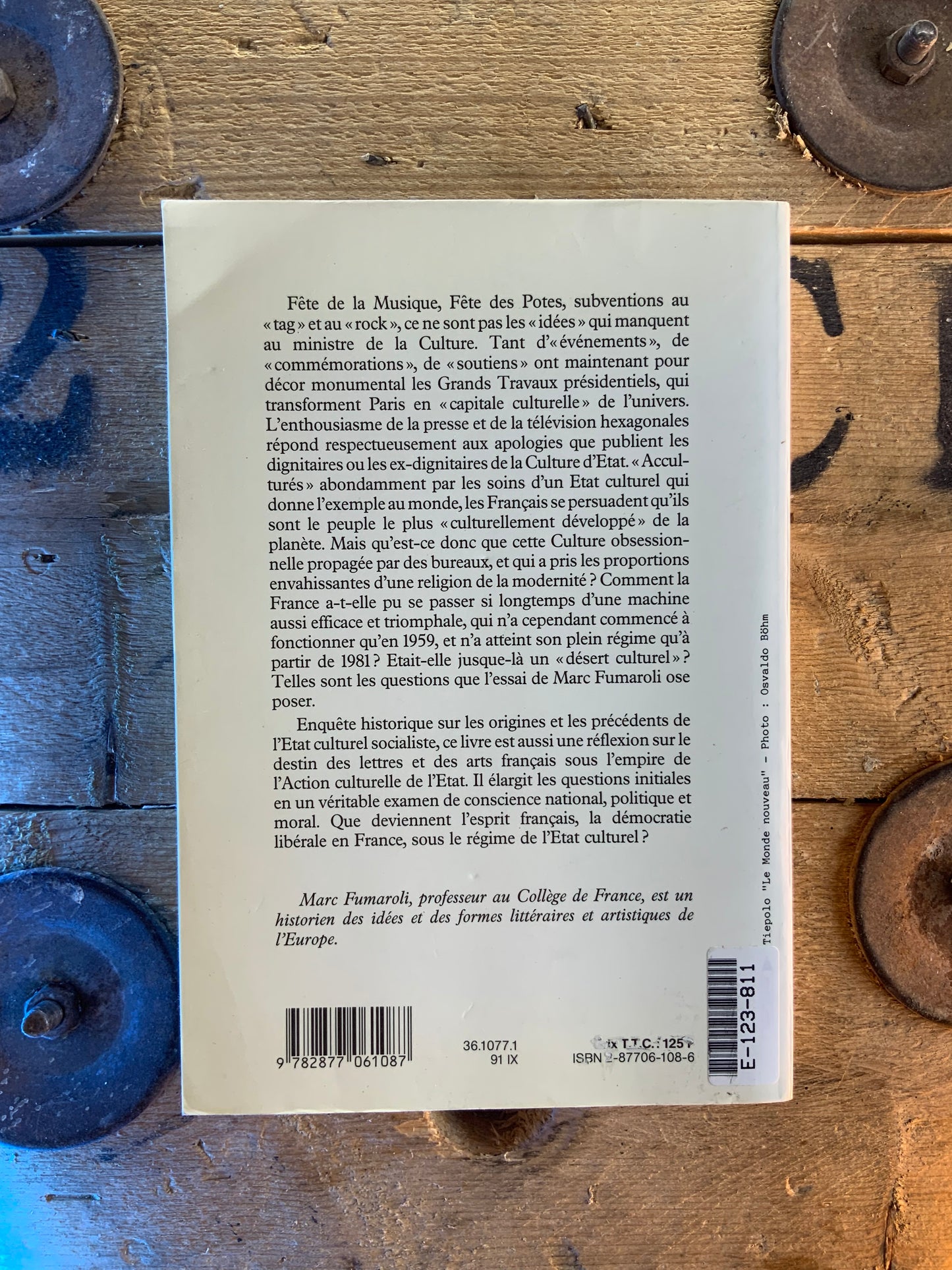 L’Etat culturel : essai sur une religion moderne - Marc Fumaroli