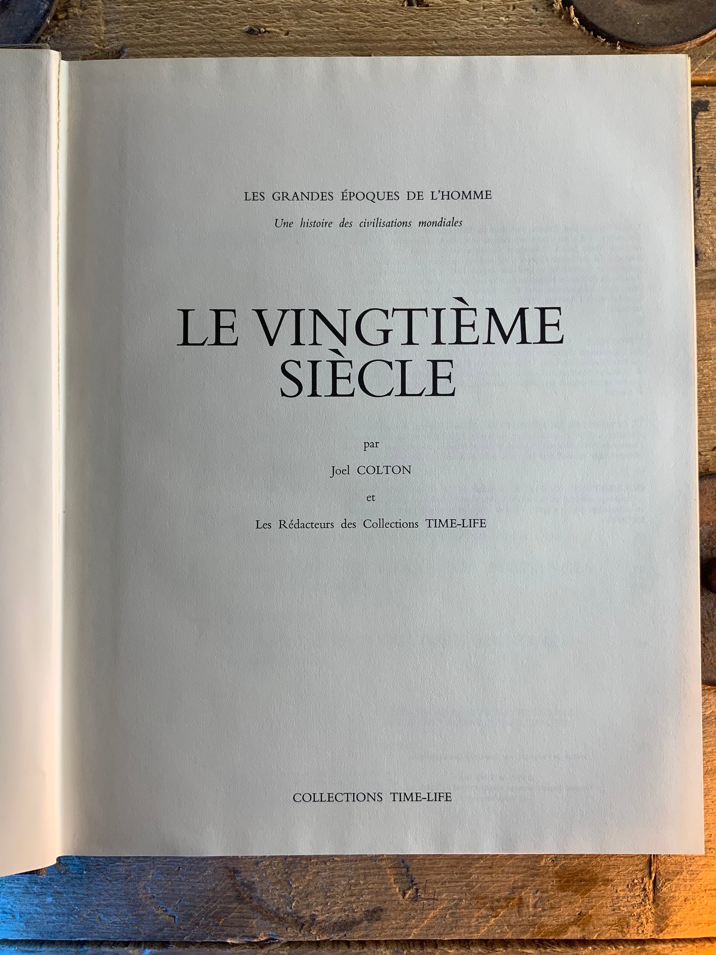 Le vingtième siècle