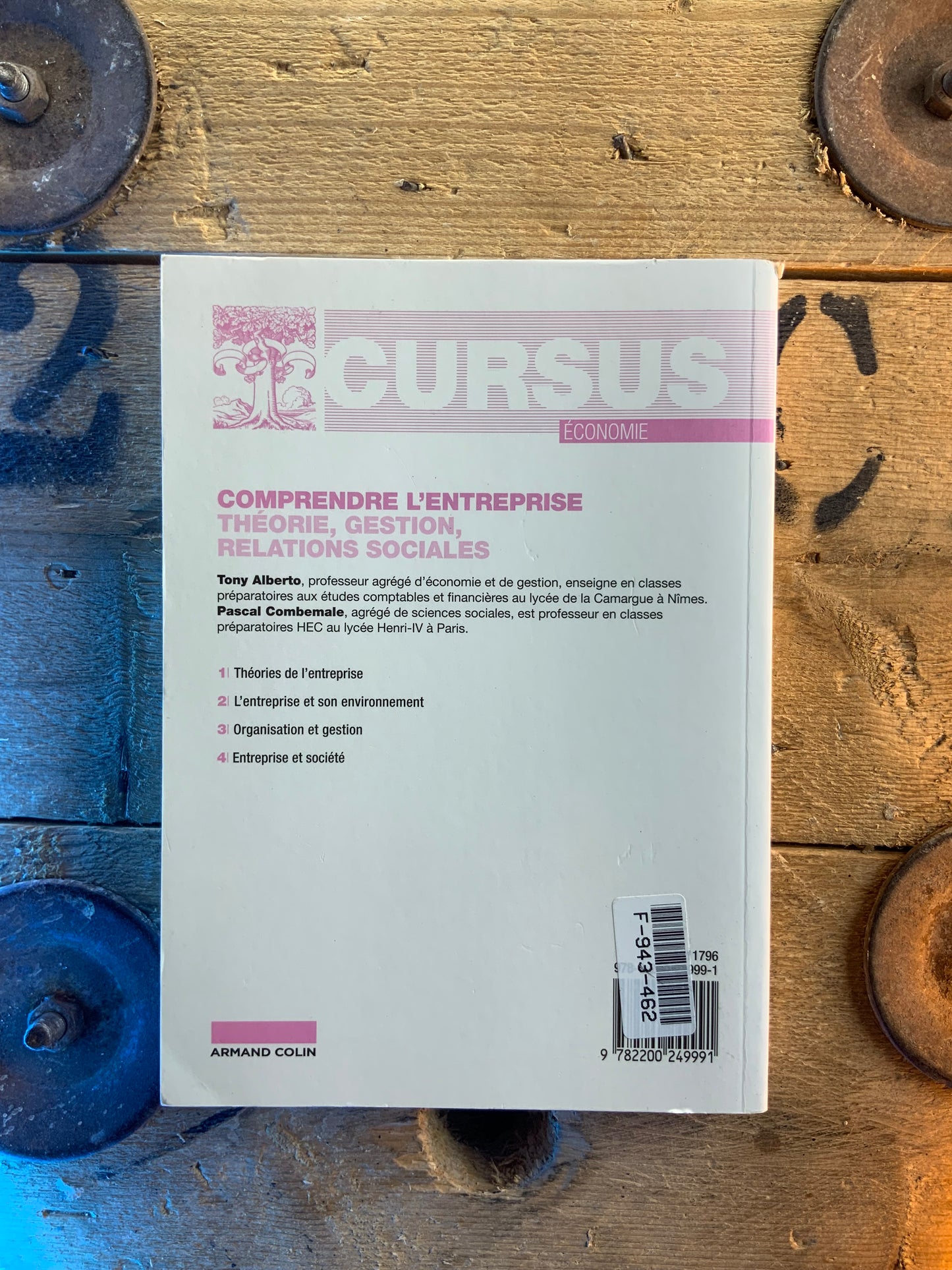 Comprendre l’entreprise : théorie, gestion, relations sociales - Tony Alberto et Pascal Combemale