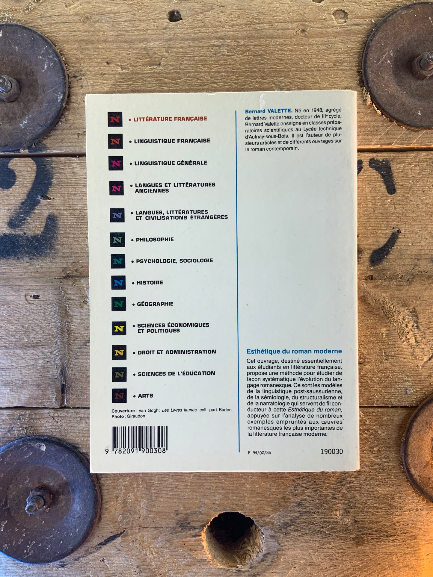 Esthétique du roman moderne - Bernard Valette