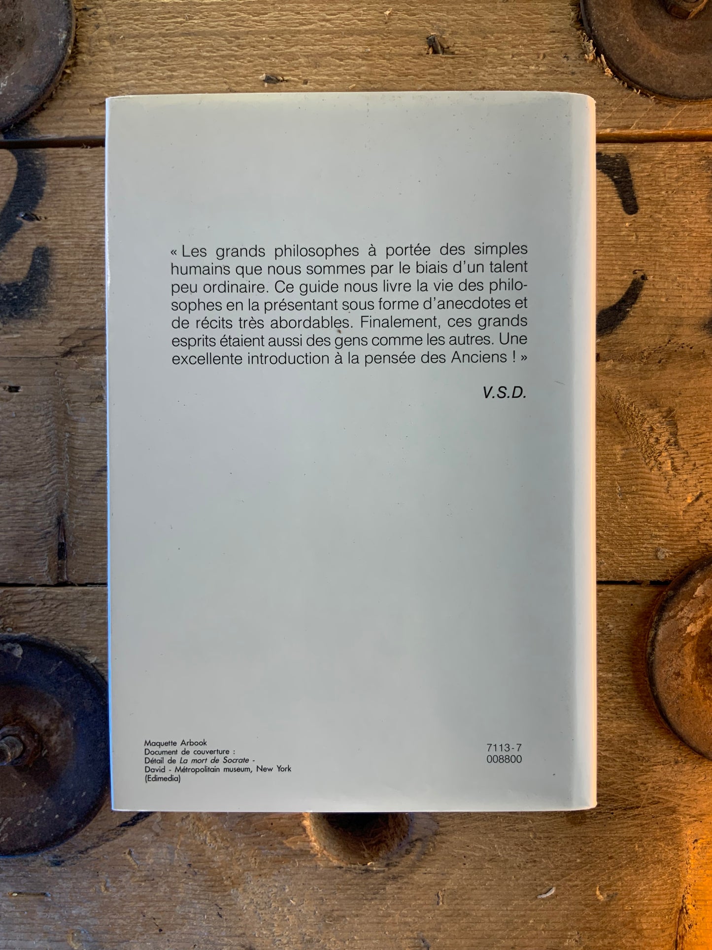 Les grands philosophes de la Grèce Antique : Les présocratiques . De Socrate à Plotin - Luciano De Crescenzo