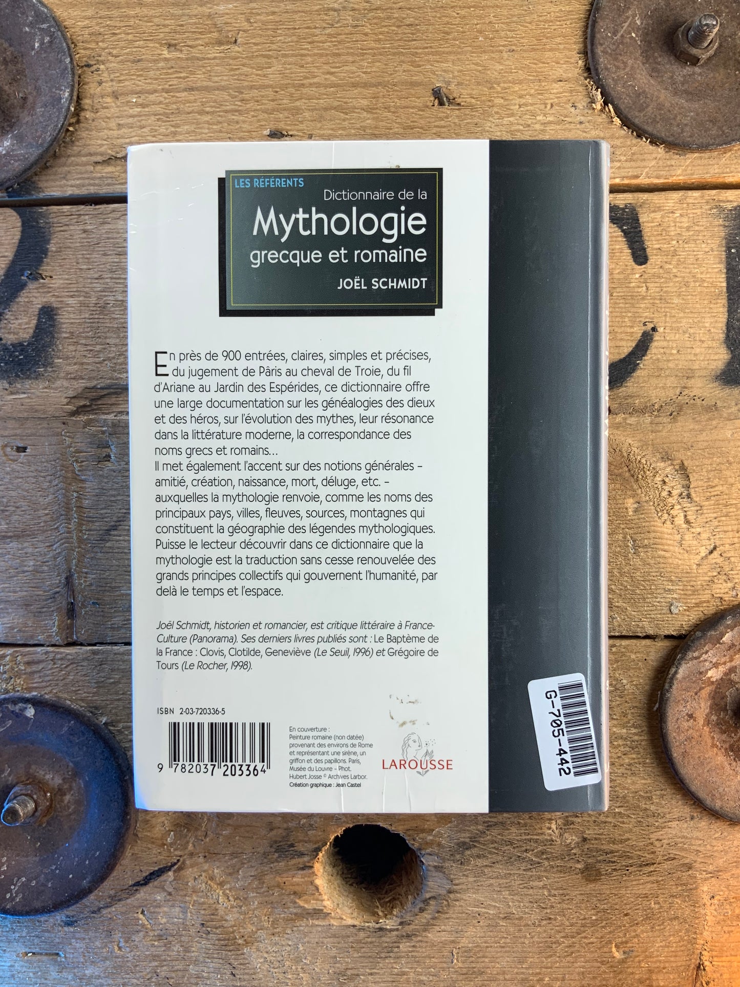 Dictionnaire de la Mythologie grecque et romaine - Joël Schmidt