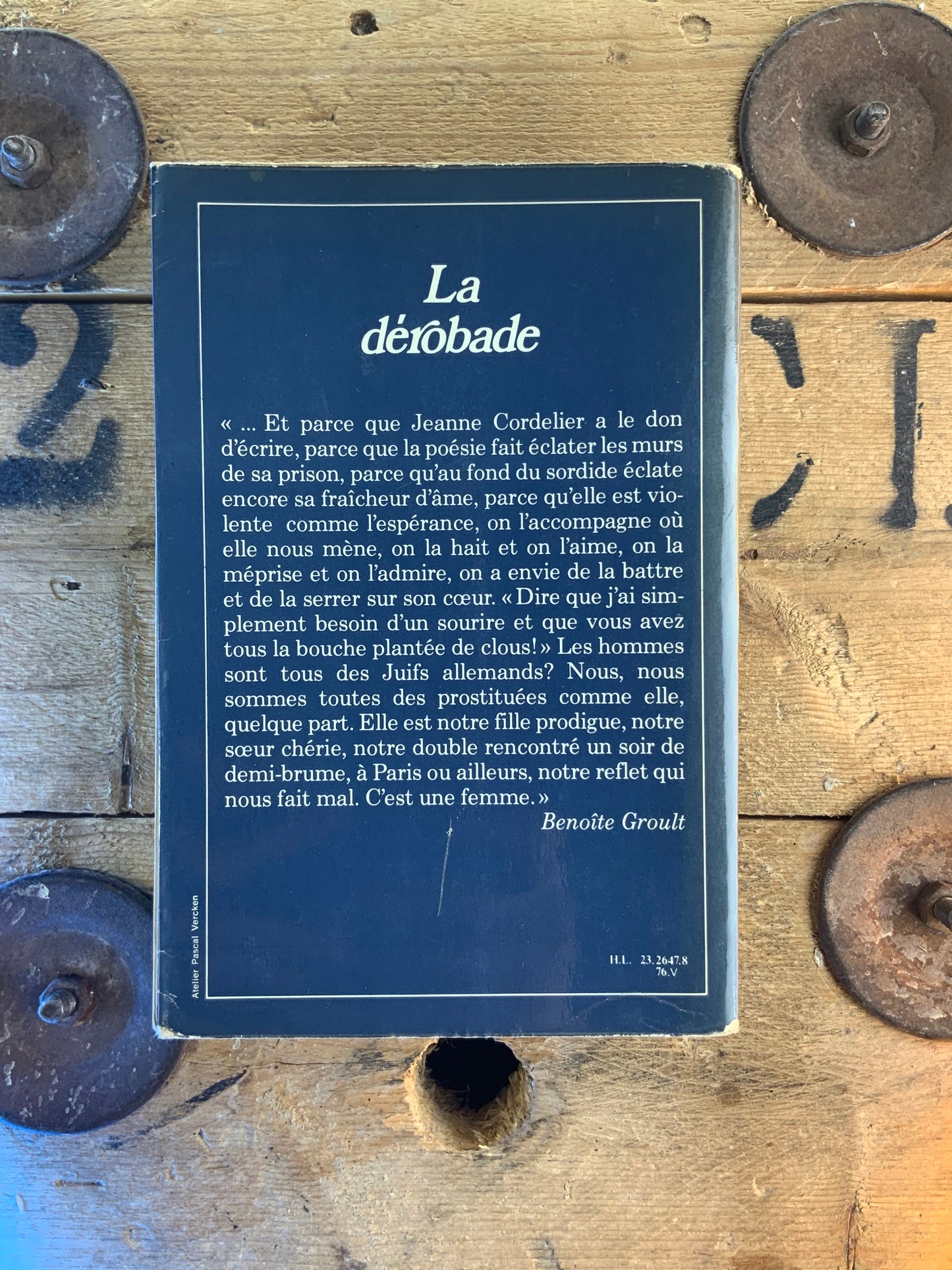 La dérobade - Jeanne Cordelier