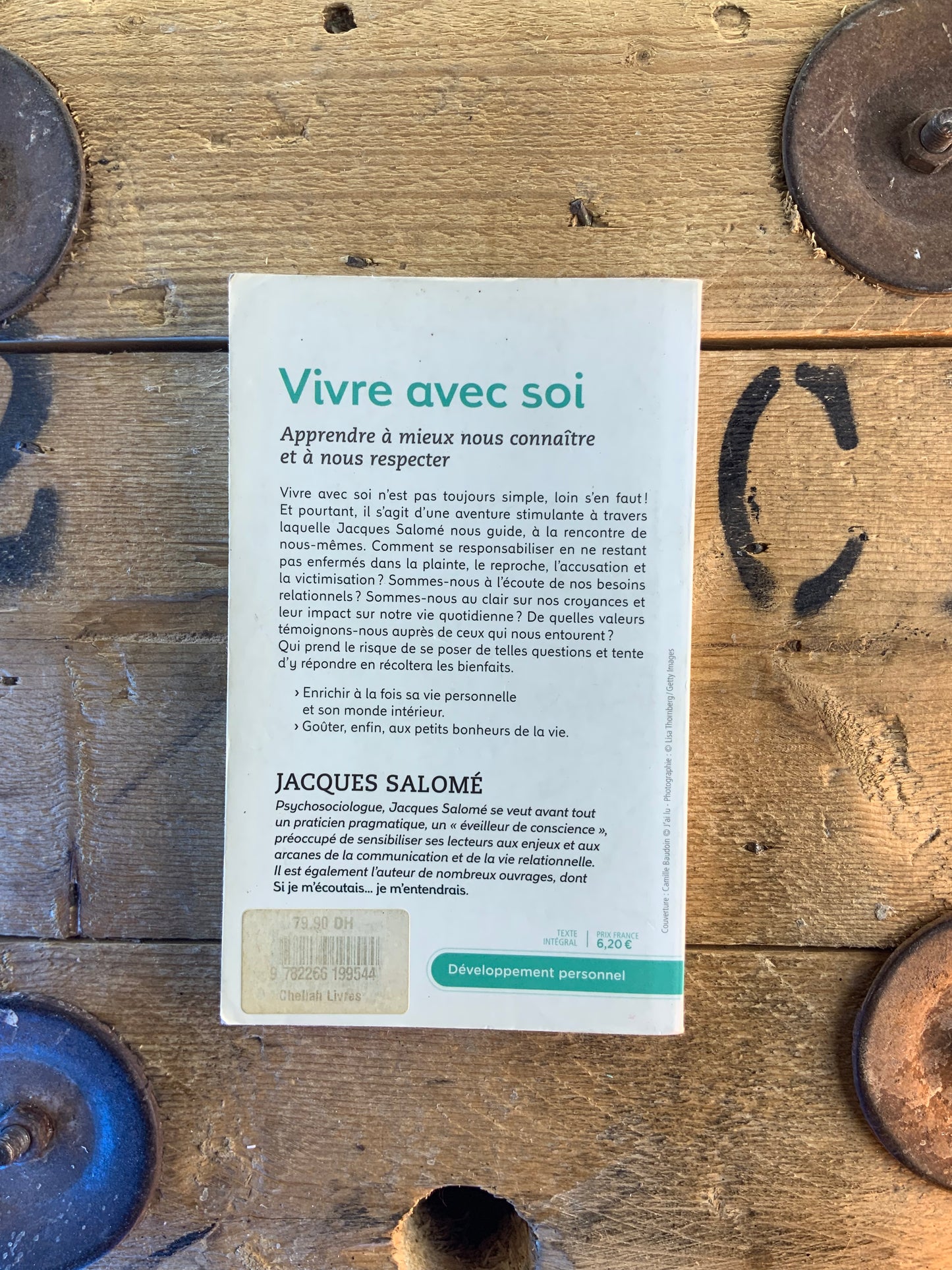 Vivre avec soi : apprendre à mieux nous connaître et à nous respecter - Jacques Salomet