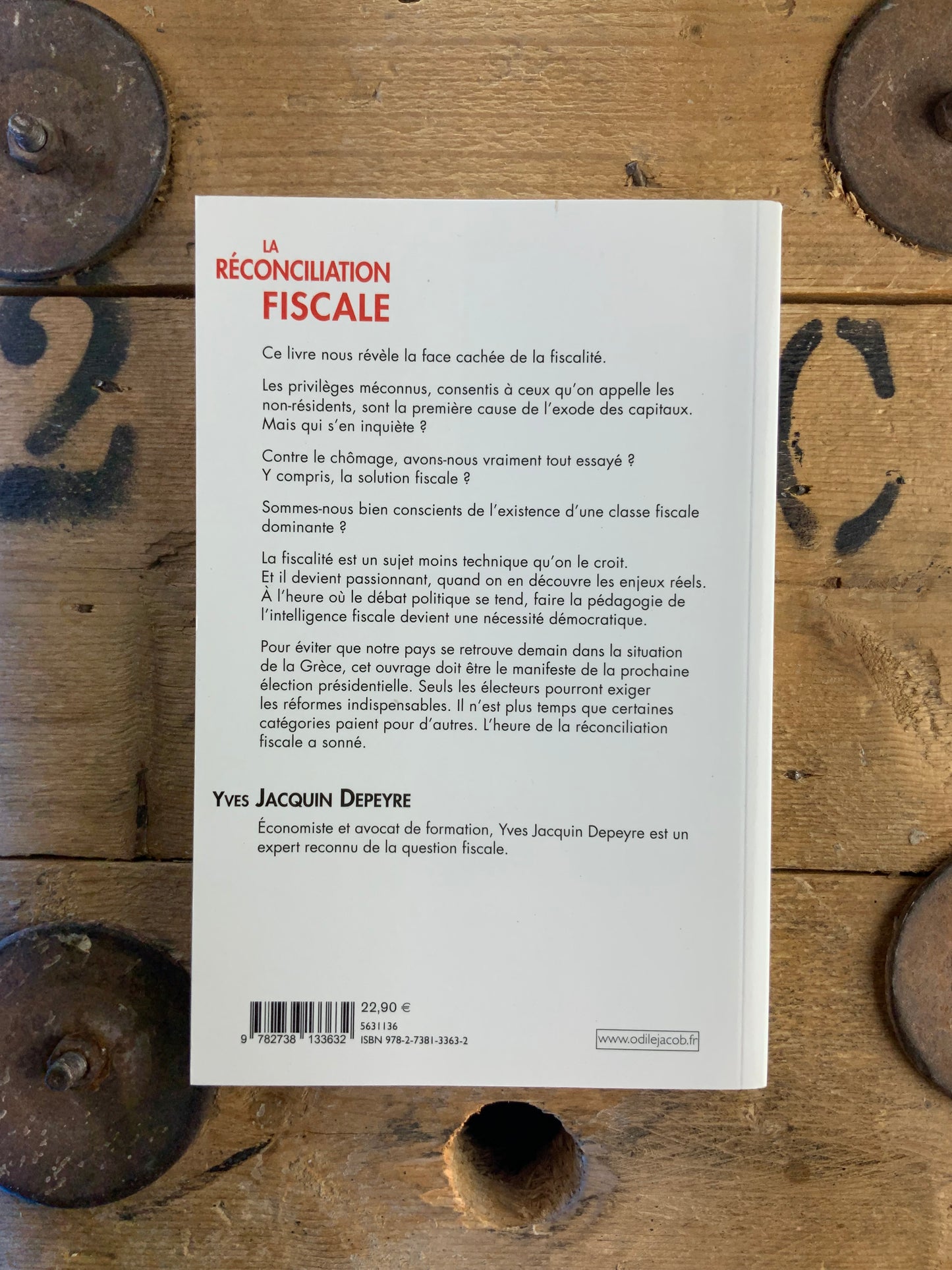 La réconciliation fiscale - Yves Jacquin Depeyre