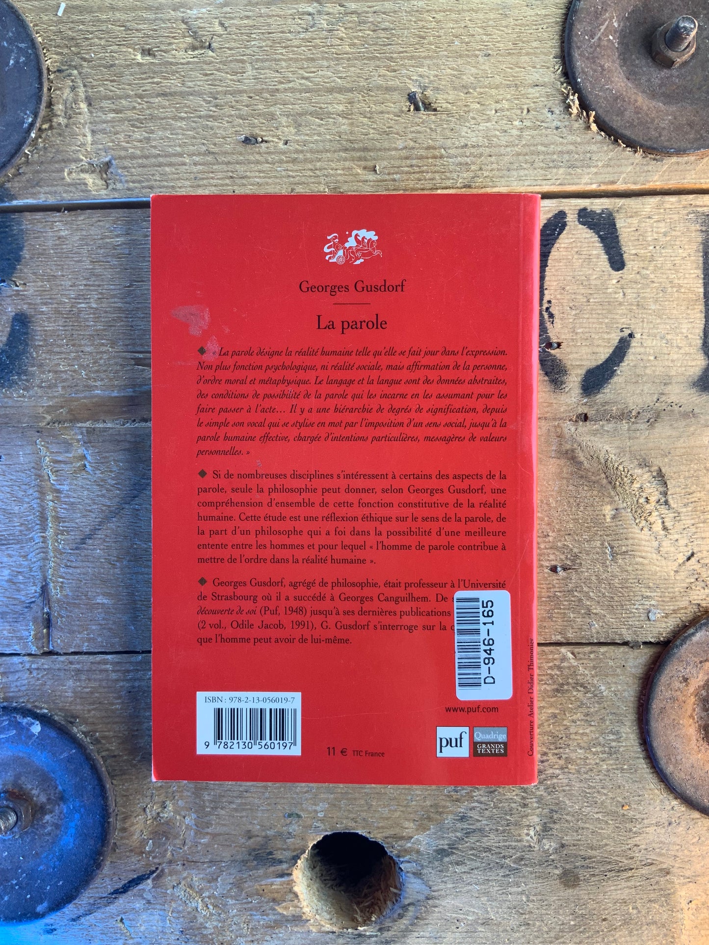 La parole - Georges Gusdorf