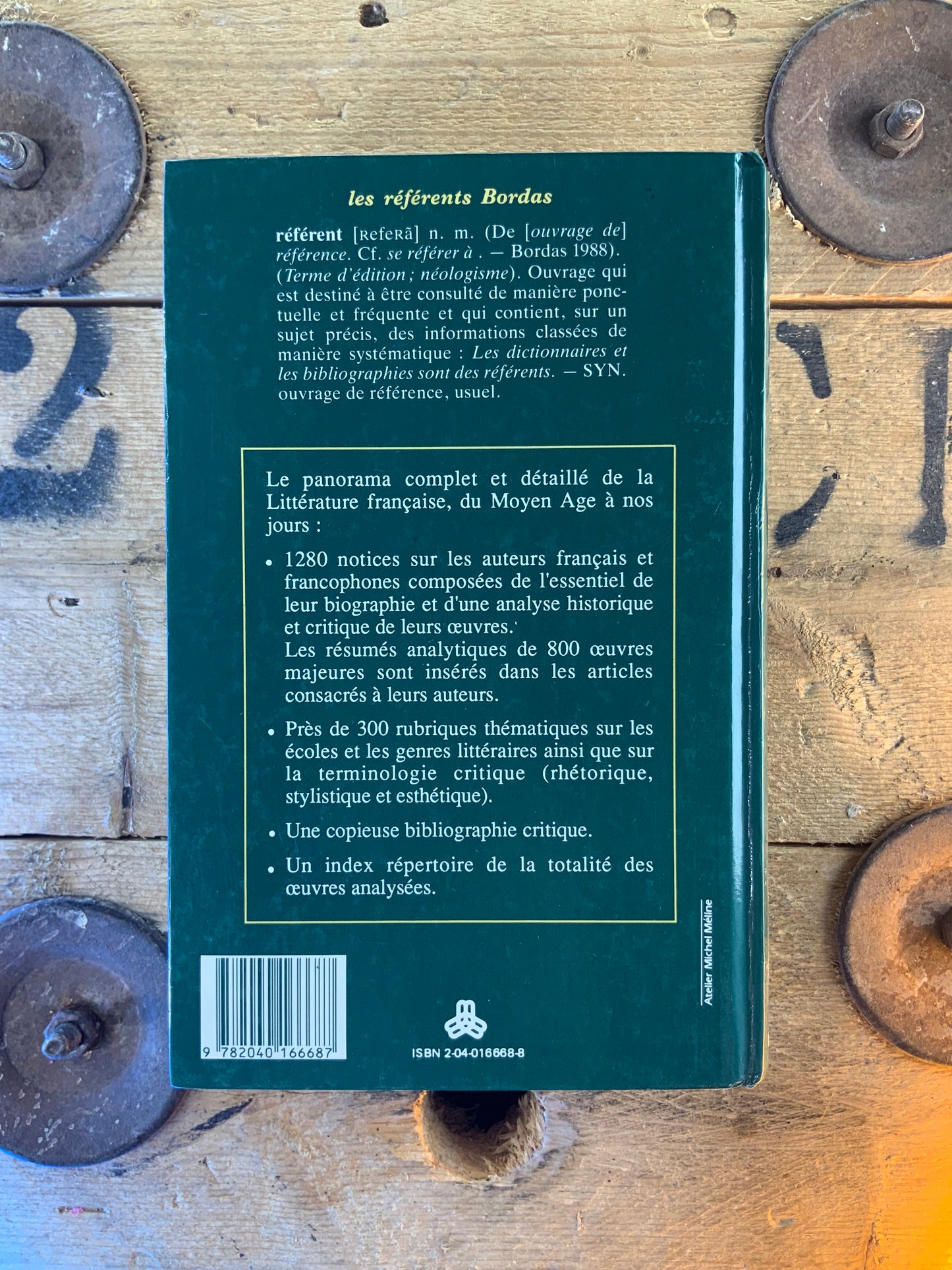 Dictionnaire Bordas de littérature française - Henri Lemaitre