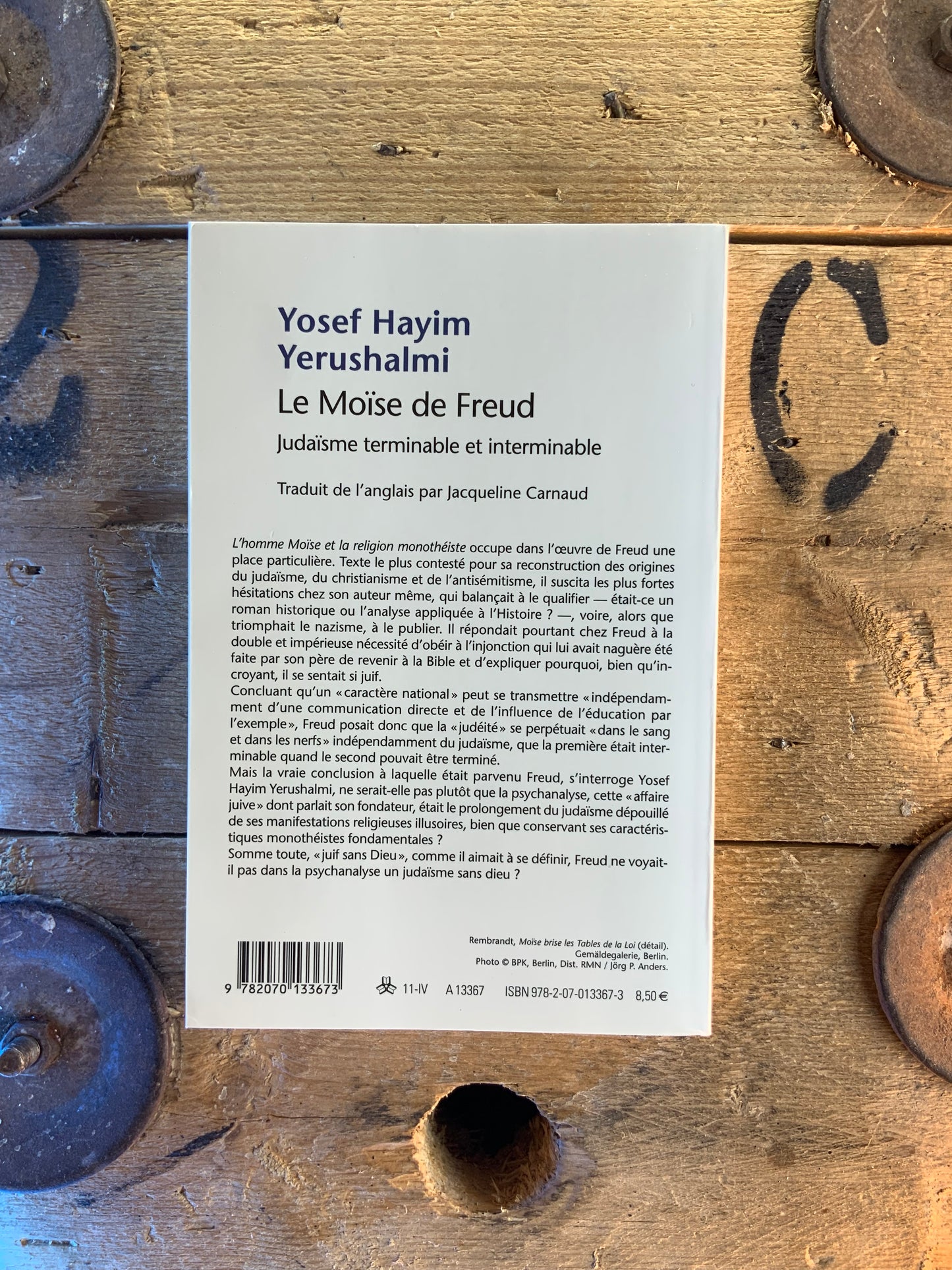 Le Moïse de Freud - Yosef Hayim Yerushalmi