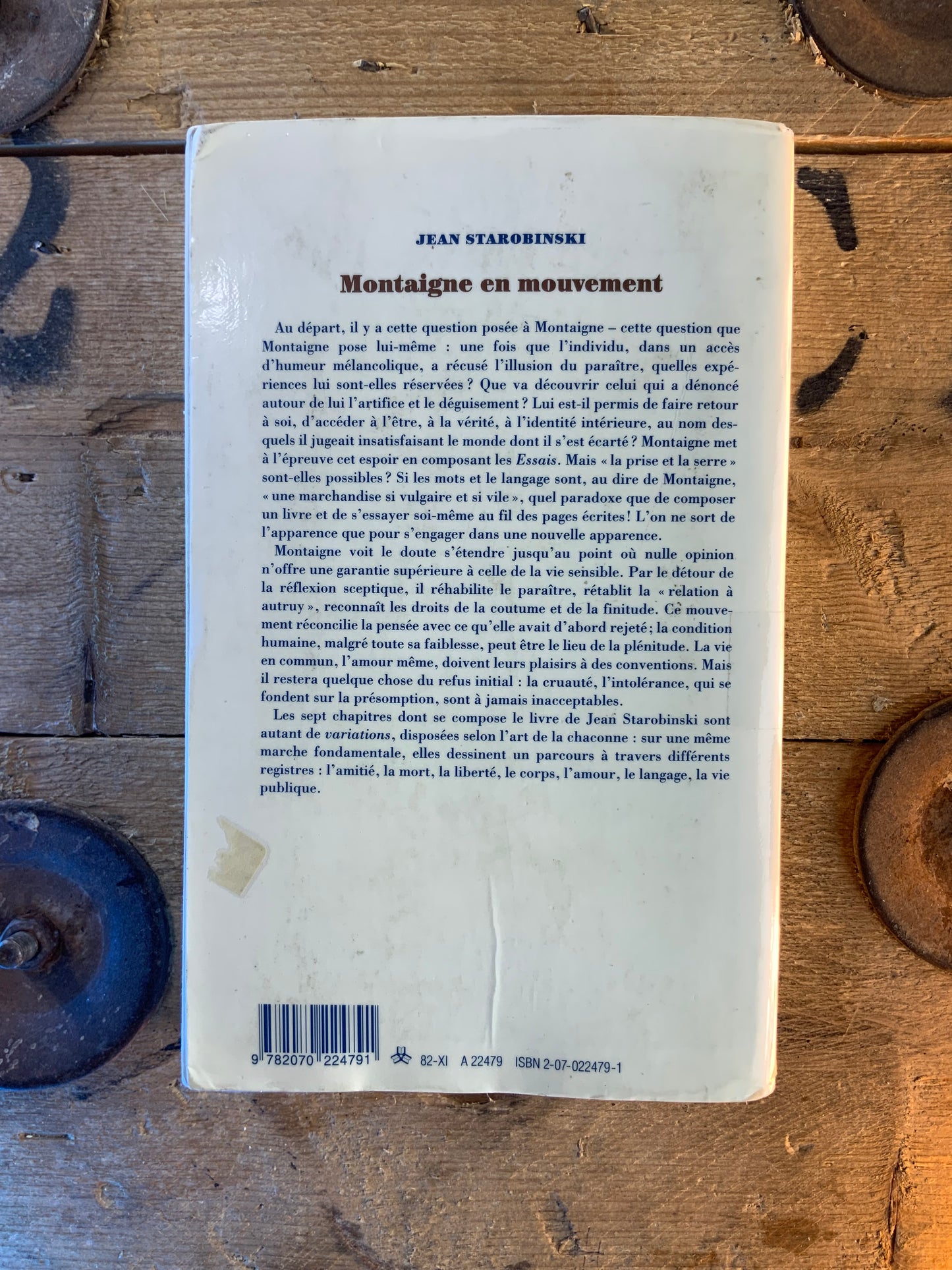 Montaigne en mouvement - Jean Starobinski