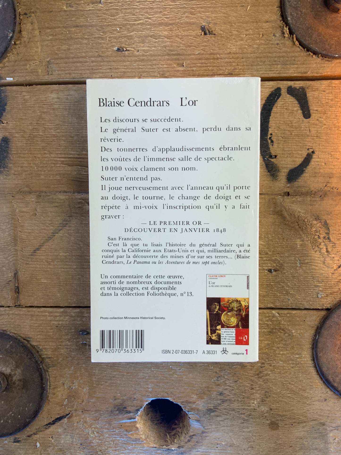 L’or - Blaise Cendrars