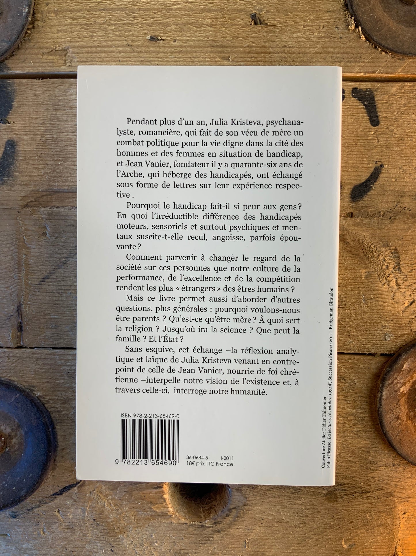 Leur regard perce nos ombres - Julia Kristeva et Jean Vanier