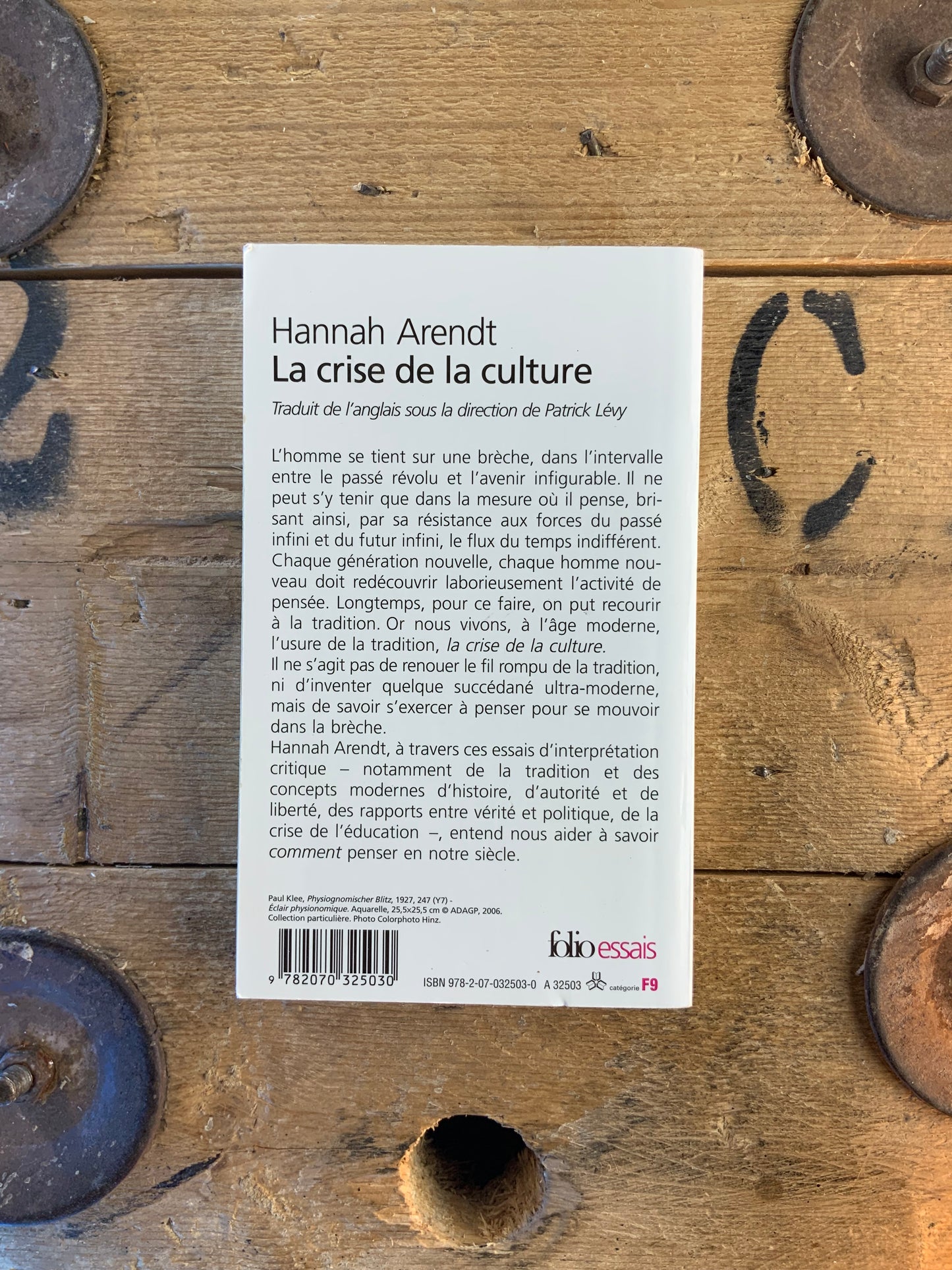 La crise de la culture - Hannah Arendt