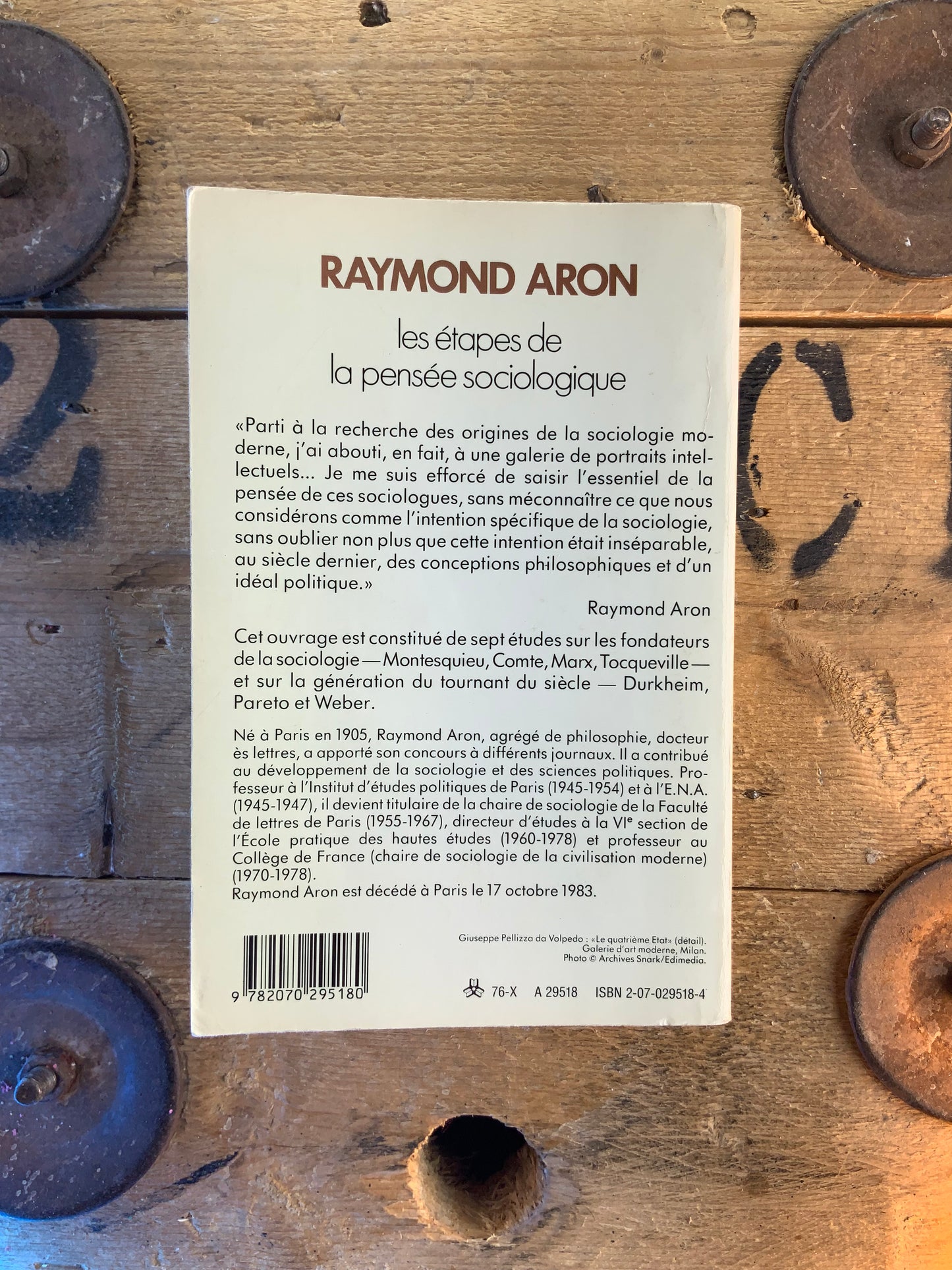 Les étapes de la pensées sociologique - Raymond Aron