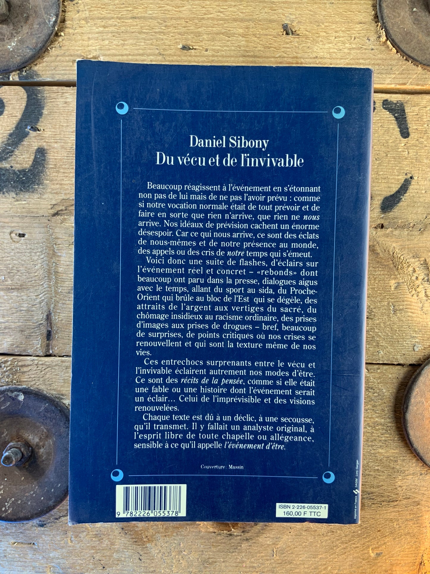 Du vécu et de l’invivable : psychopathologie du quotidien - Daniel Sibony
