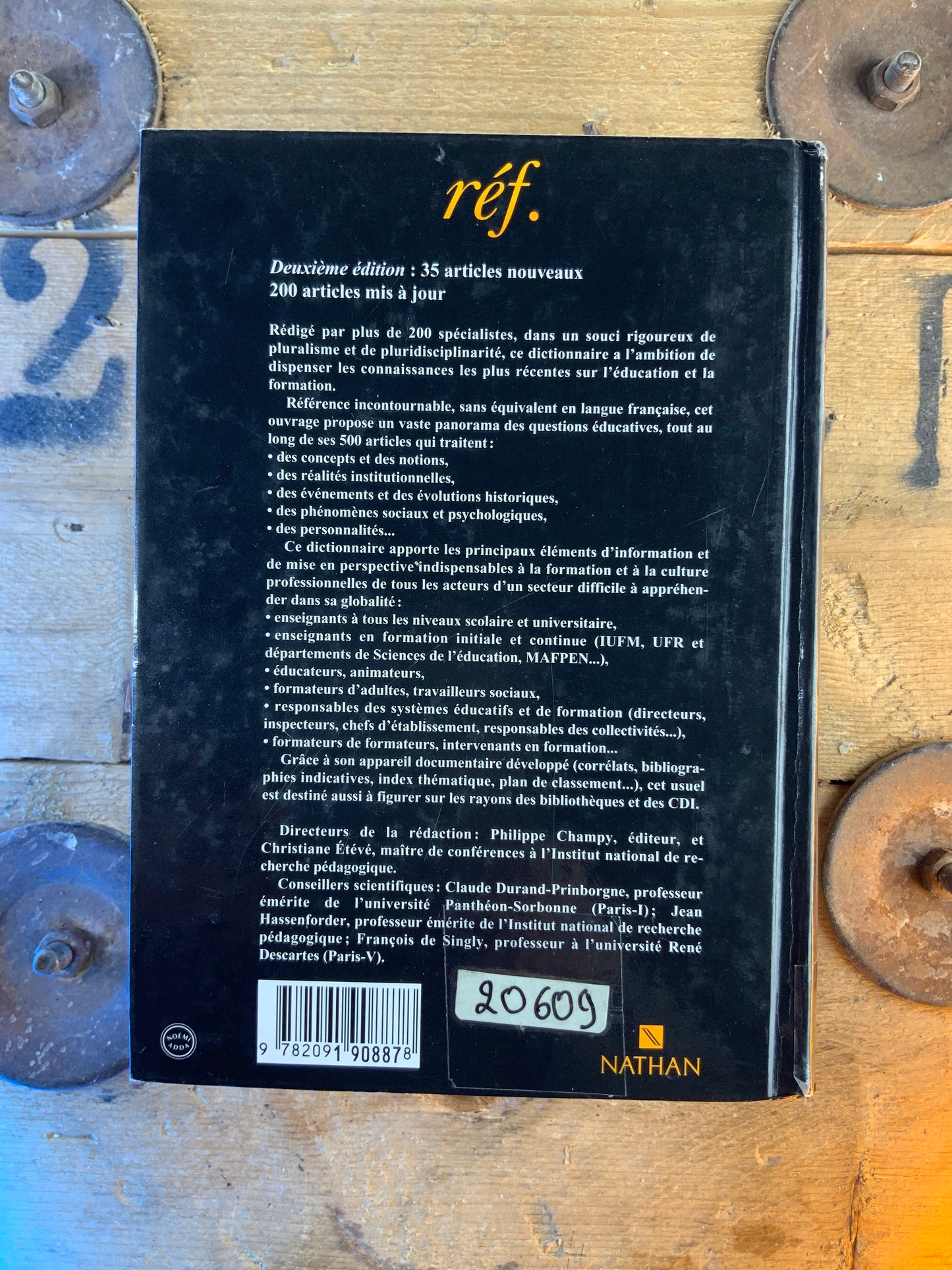 Dictionnaire encyclopédique de l’éducation et de la formation