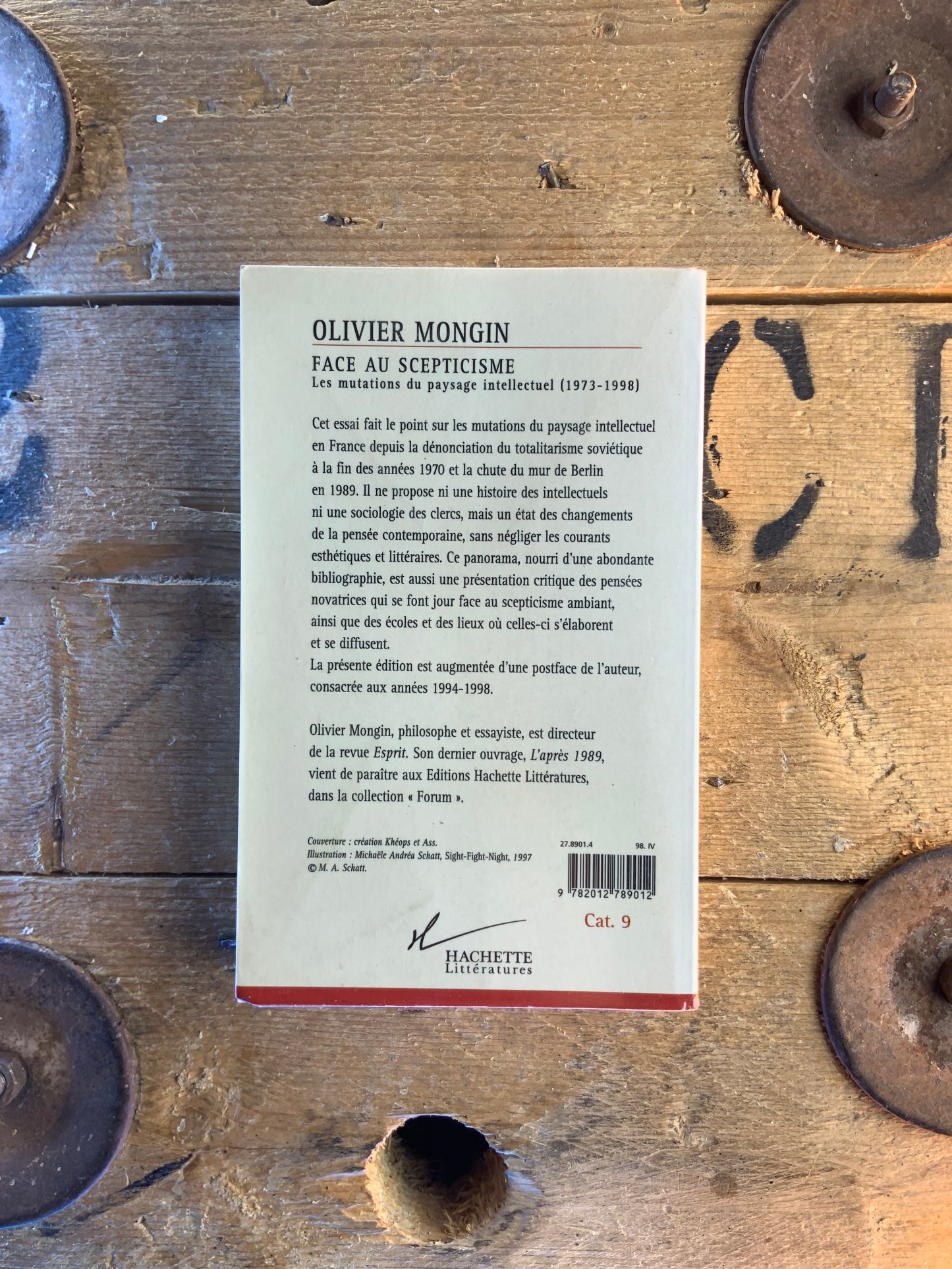 Face au scepticisme : les mutations du paysage intellectuel - Olivier Mongin