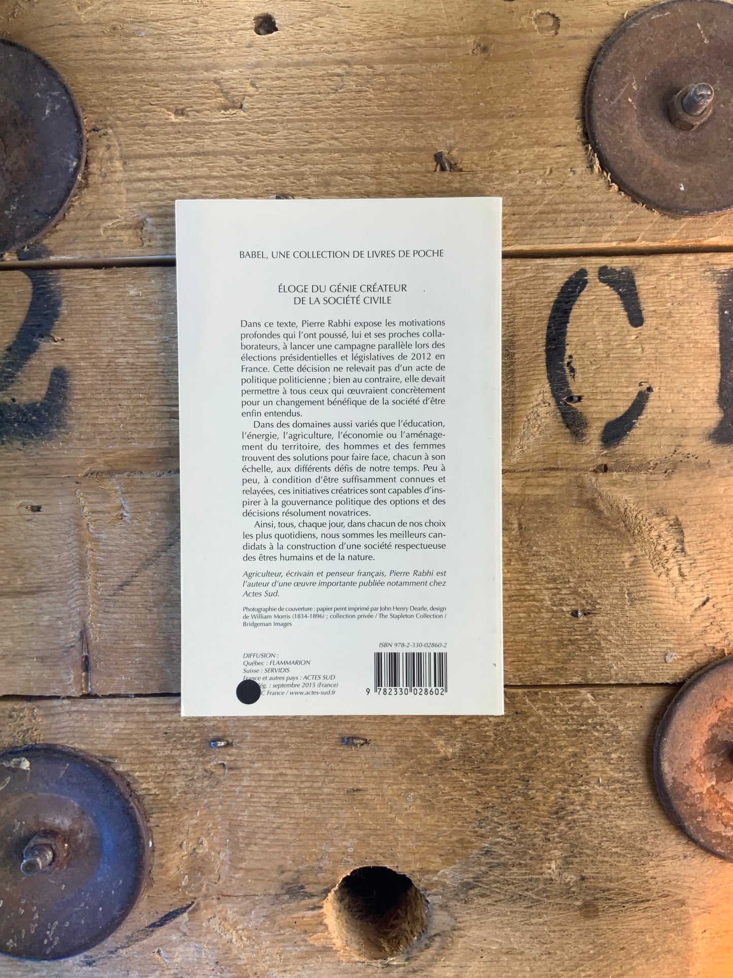 Eloge du génie créateur de la société civile - Pierre Rabhi