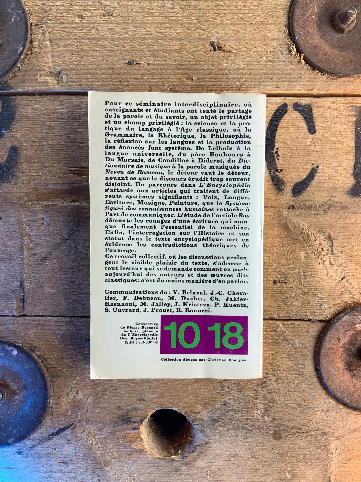 Langue et langage de Leibniz à l’Encyclopédie