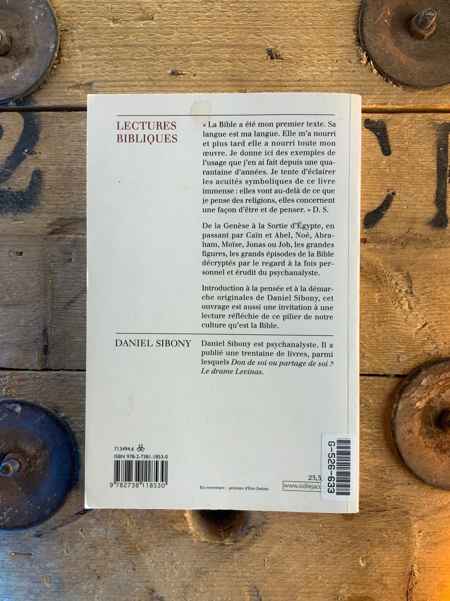 Lectures bibliques - Daniel Sibony