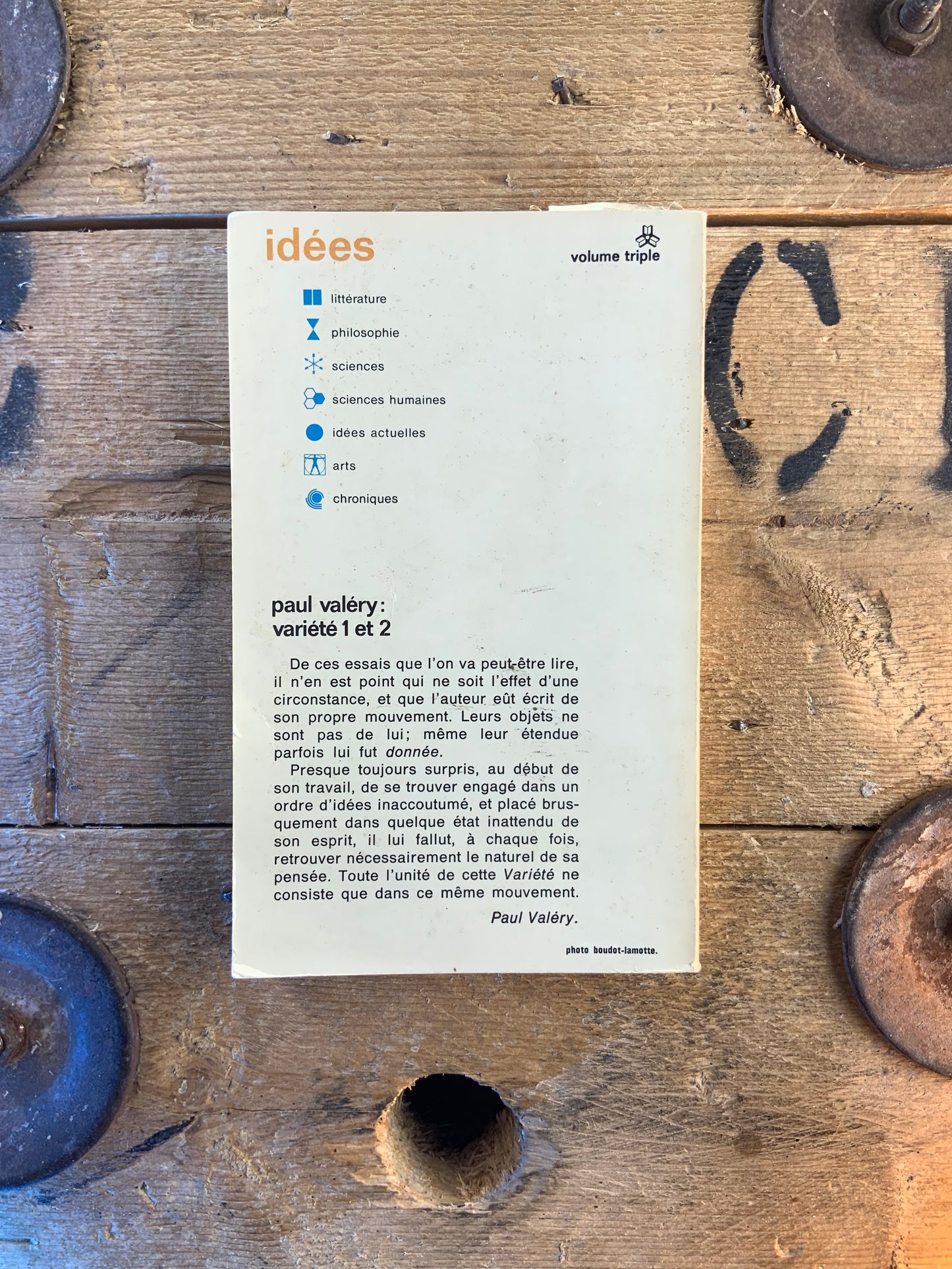 Variété 1 et 2 - Paul Valéry