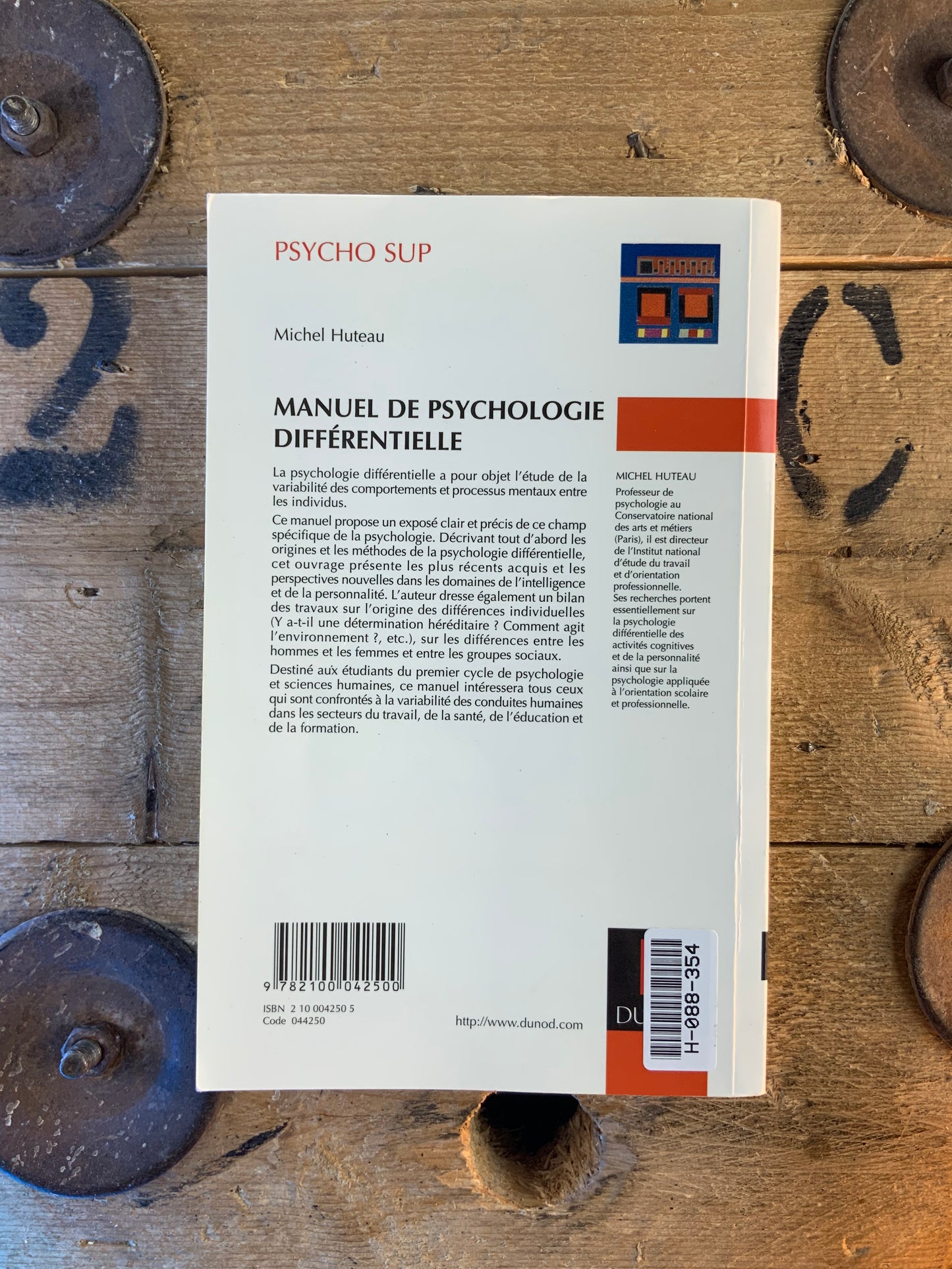 Manuel de psychologie différentielle - Michel Huteau