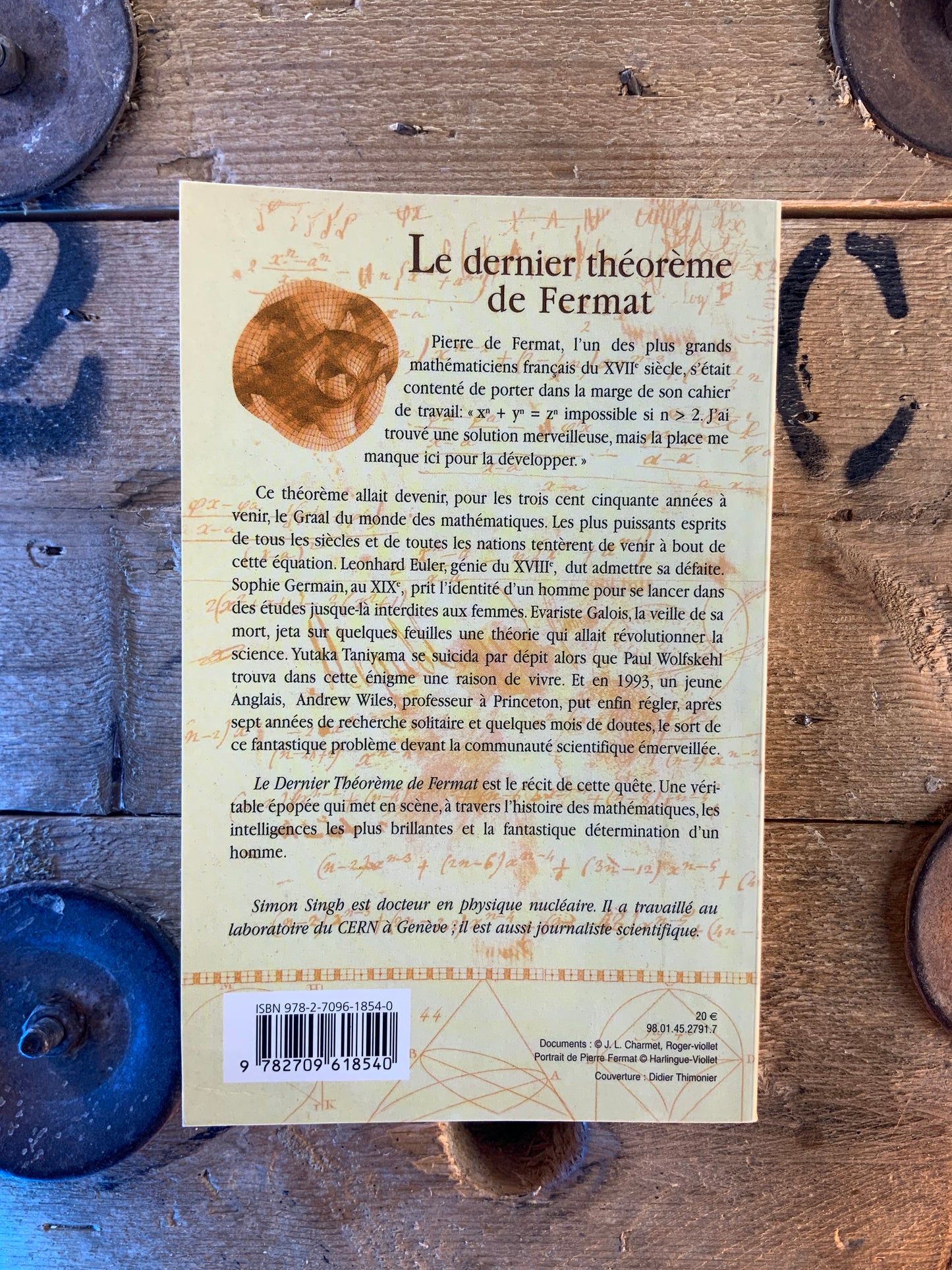 Le dernier théorème de Fermat - Simon Singh