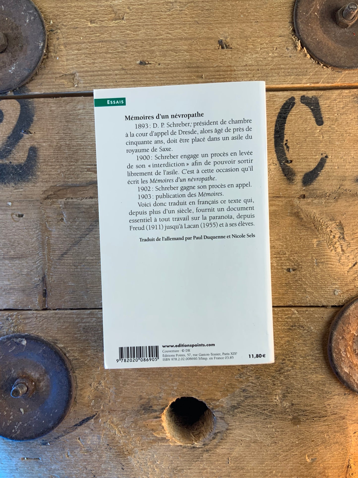 Mémoires d’un névropathe - Daniel Paul Schreber