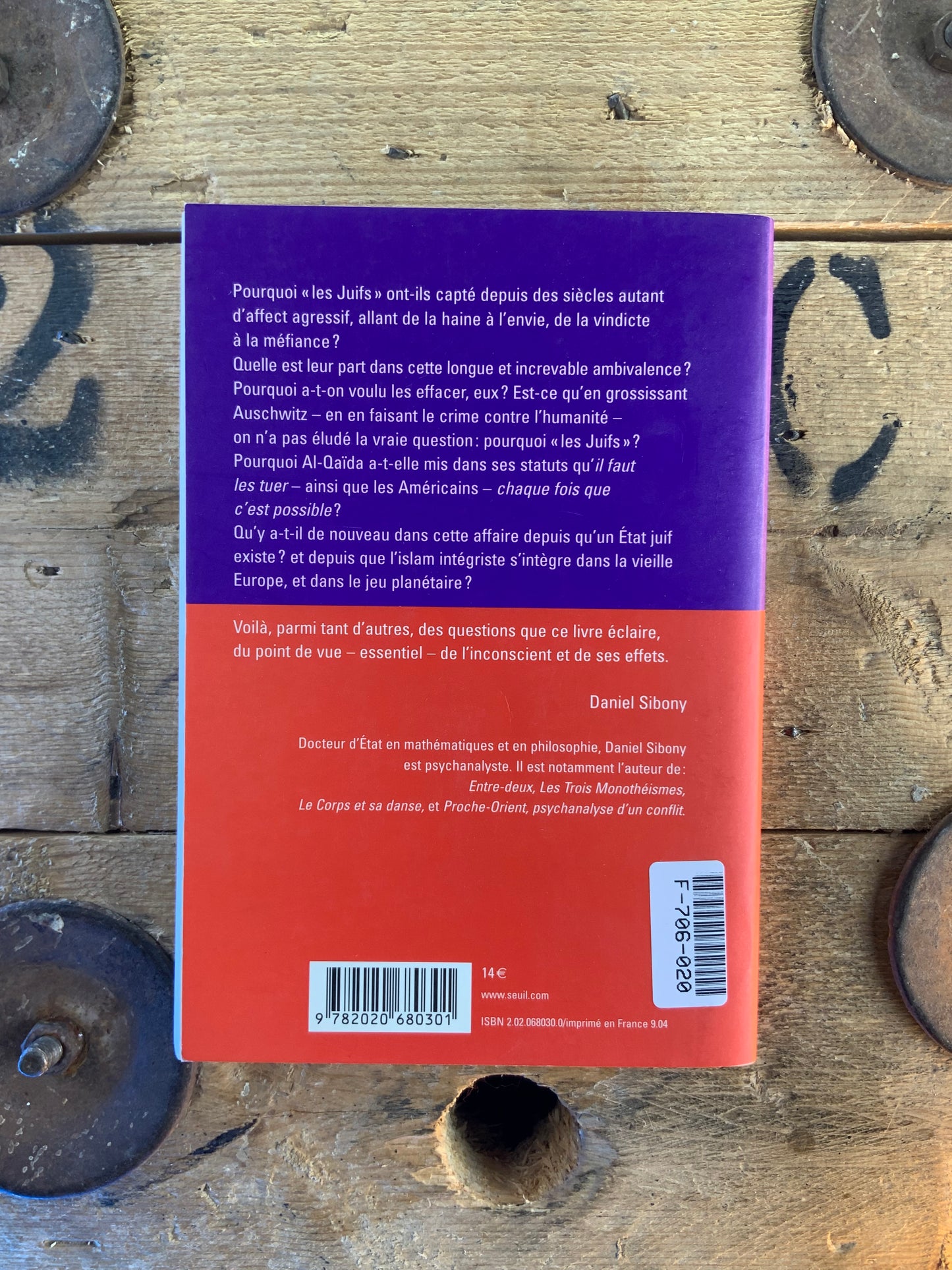 L’énigme antisémite - Daniel Sibony