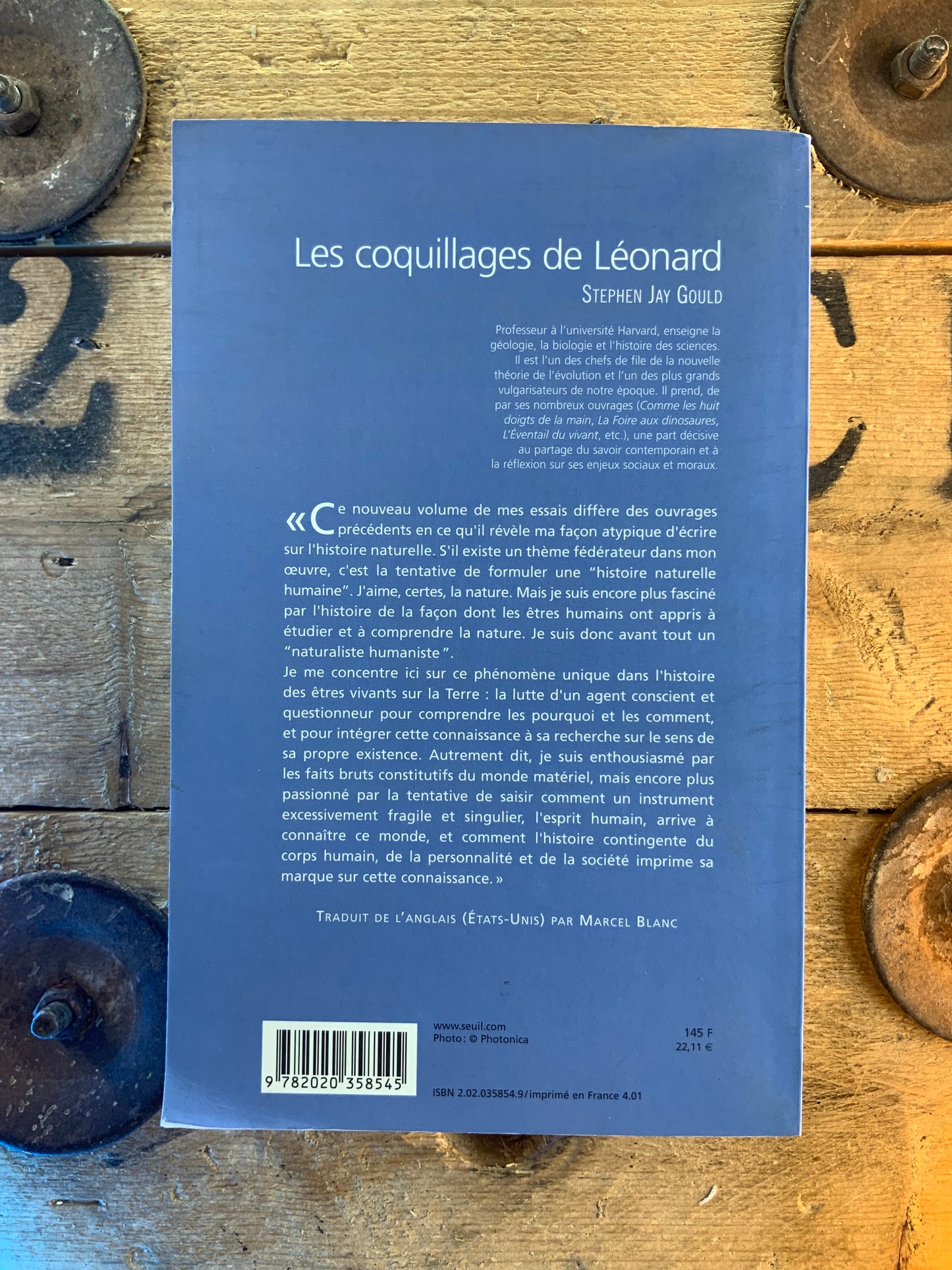 Les coquillages de Léonard - Stephen Jay Gould