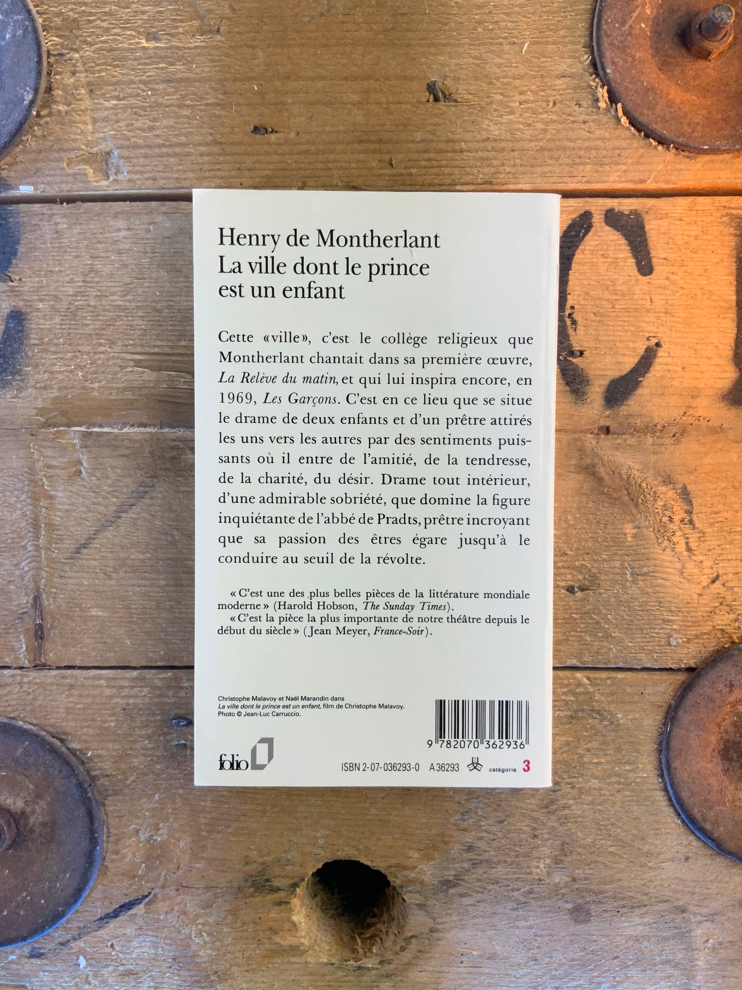 La ville dont le prince est un enfant - Henry de Montherlant