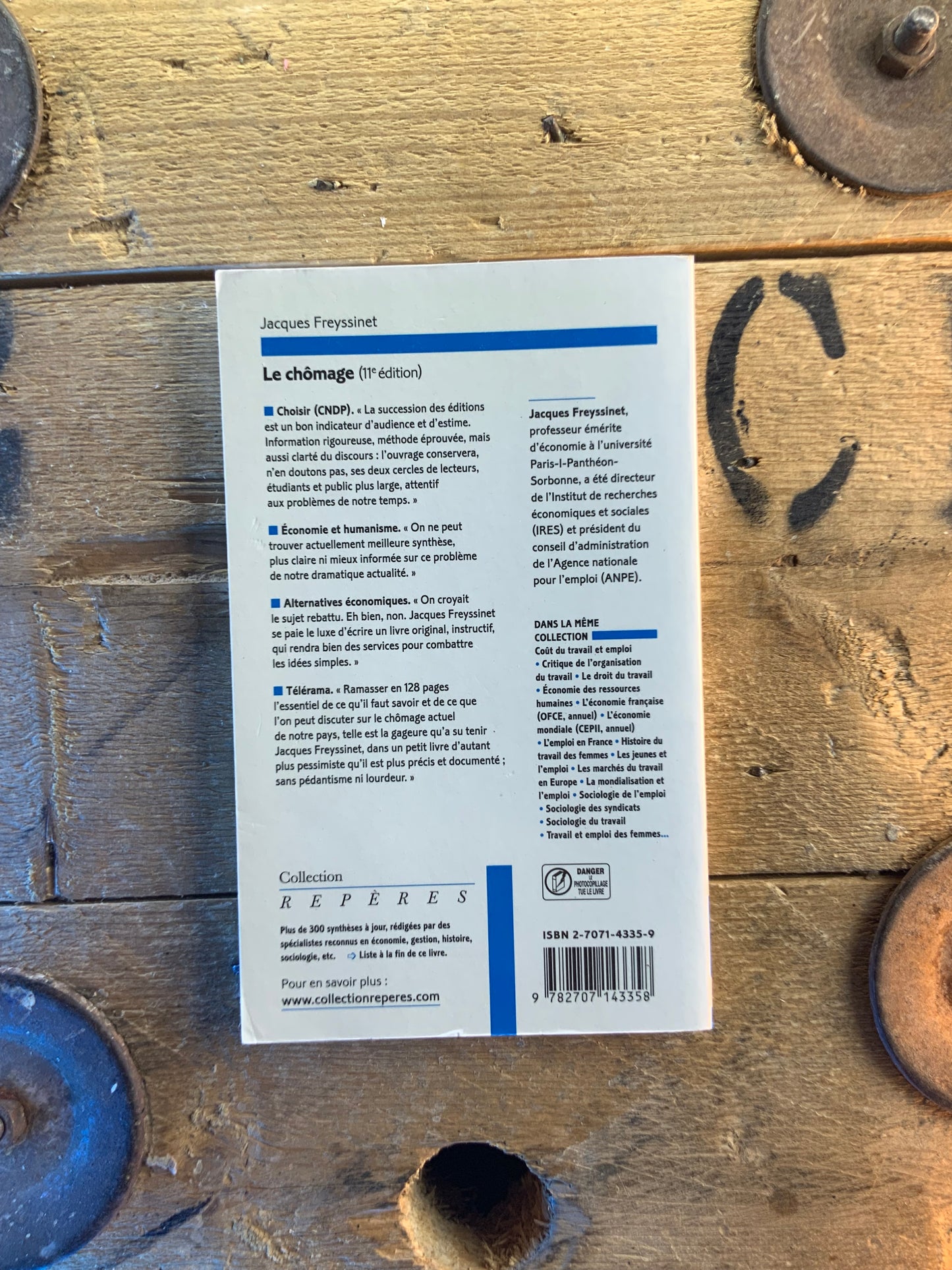Le chômage - Jacques Freyssinet