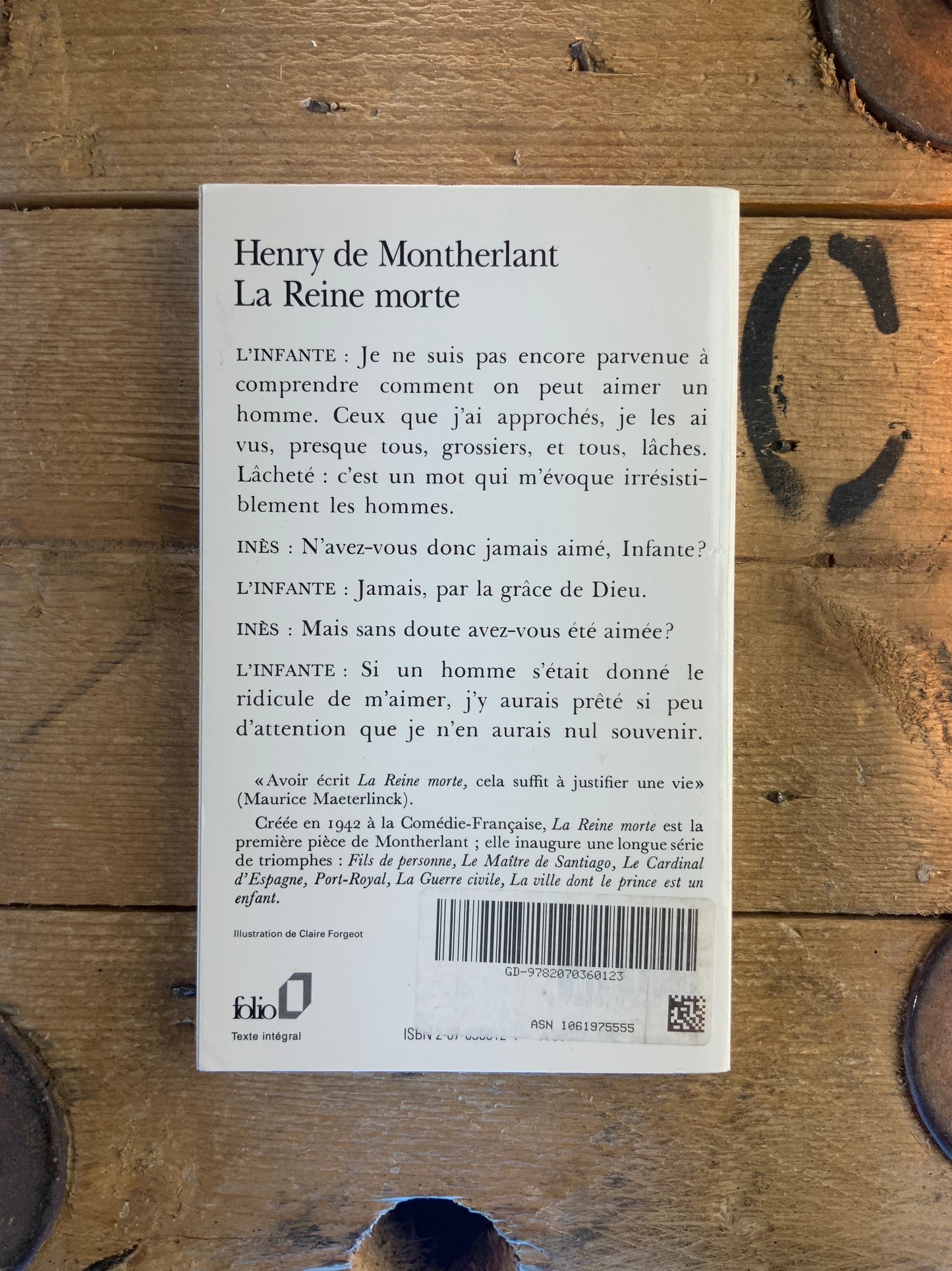 La reine morte - Henry de Montherlant