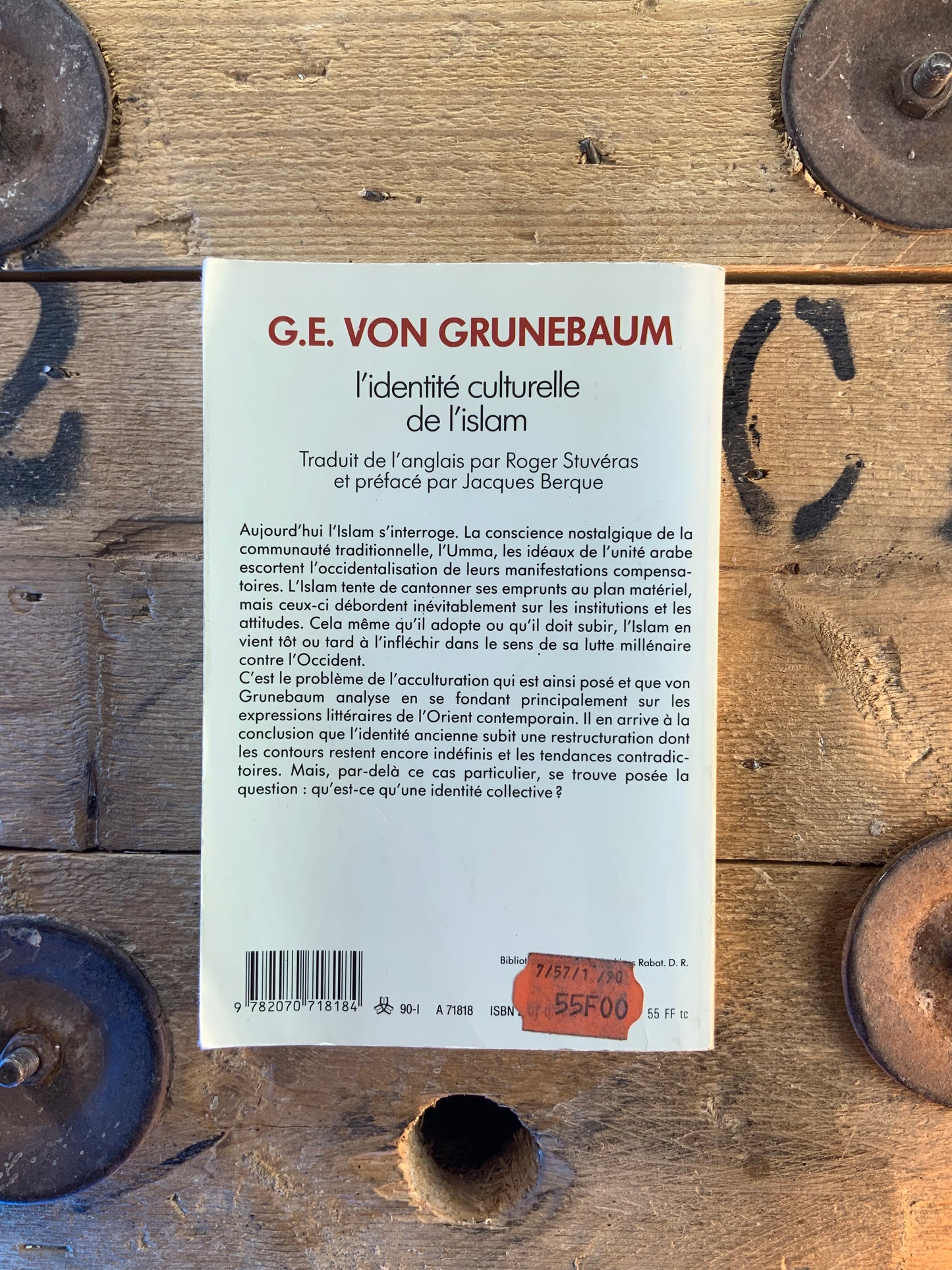 L’identité culturelle de l’islam - G. E. Von Grunebaum
