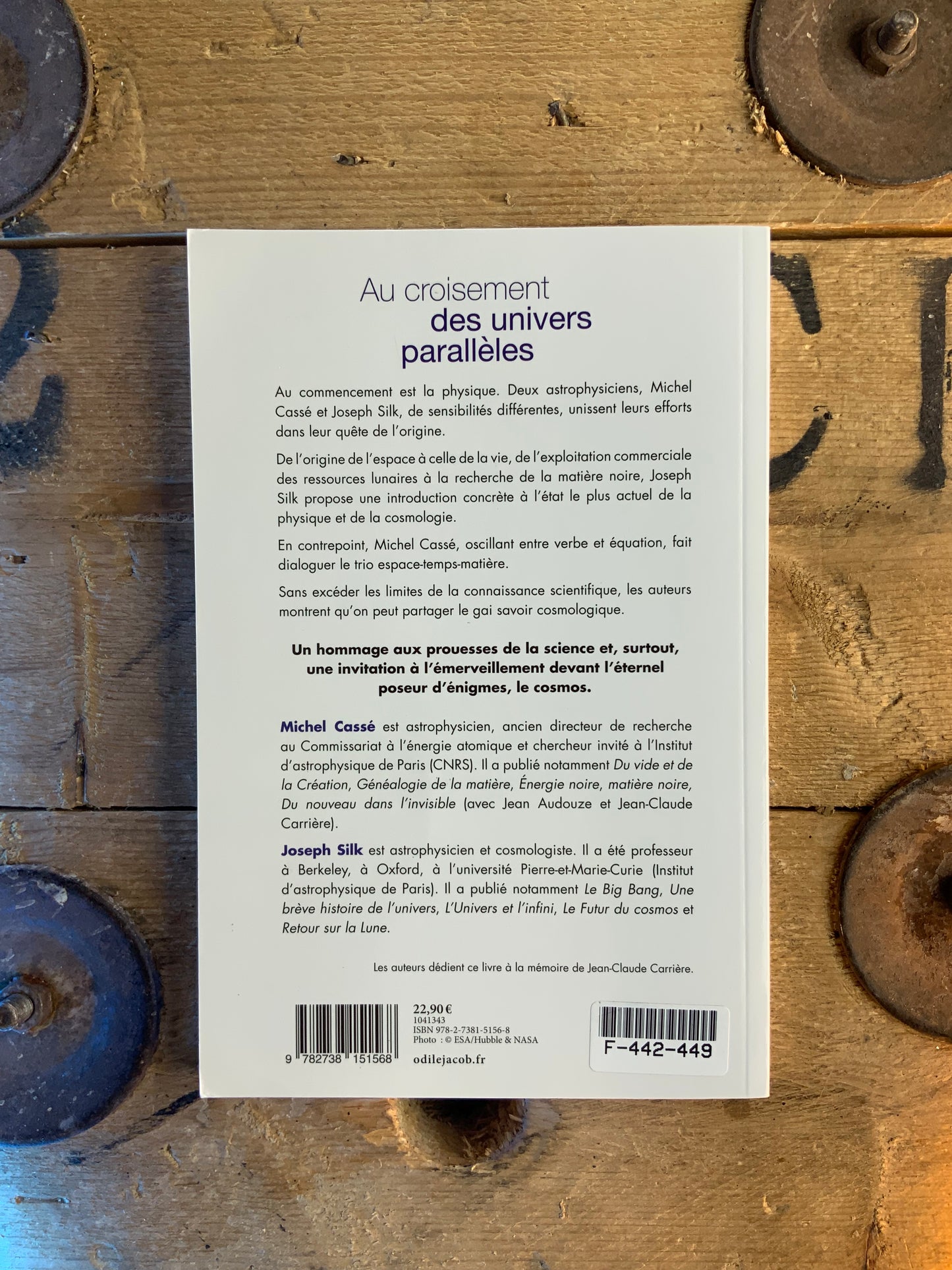 Au croisement des univers parallèles - Michel Cassé et Joseph Silk