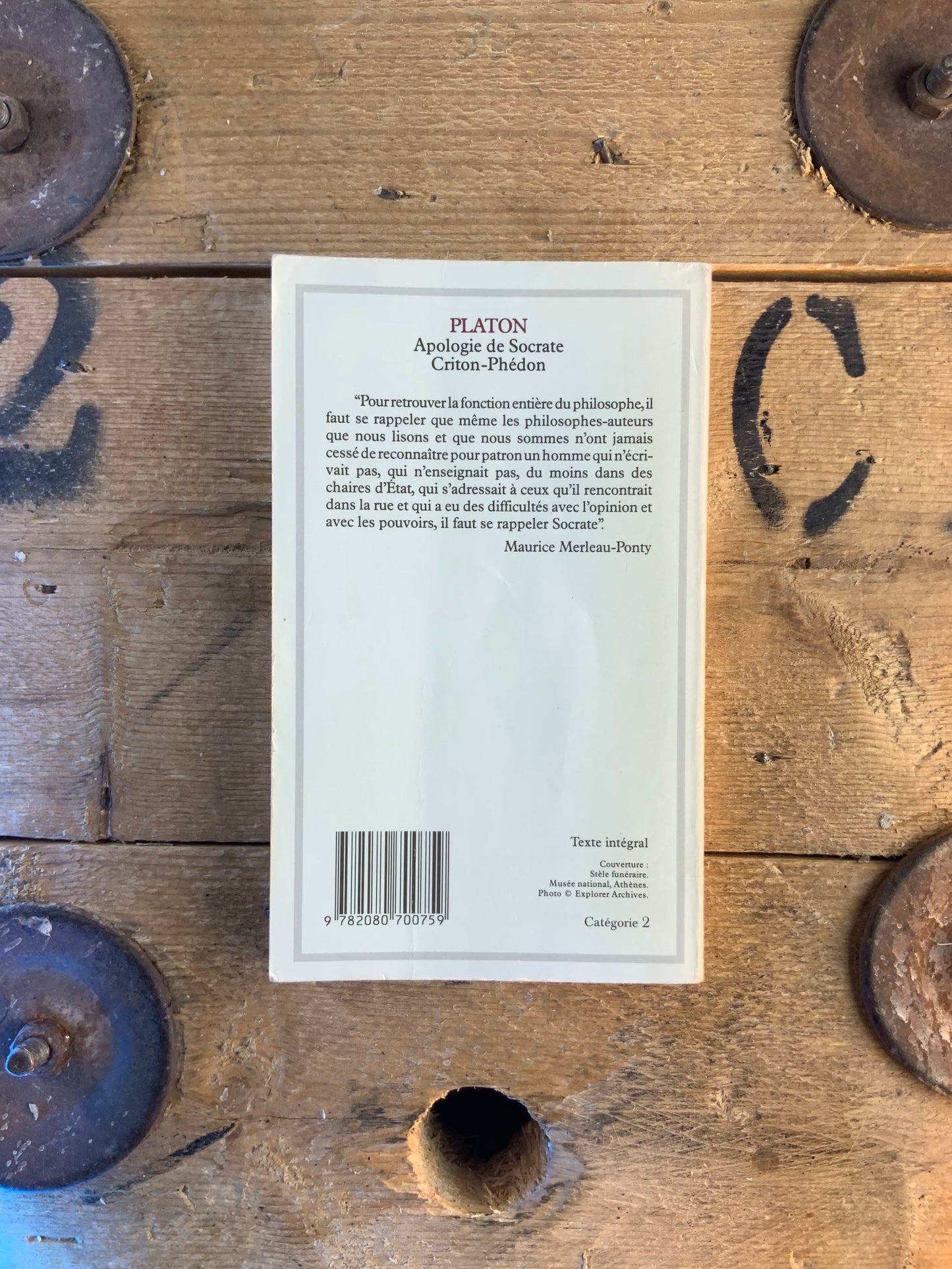 Apologie de Socrate , Criton , Phédon - Platon