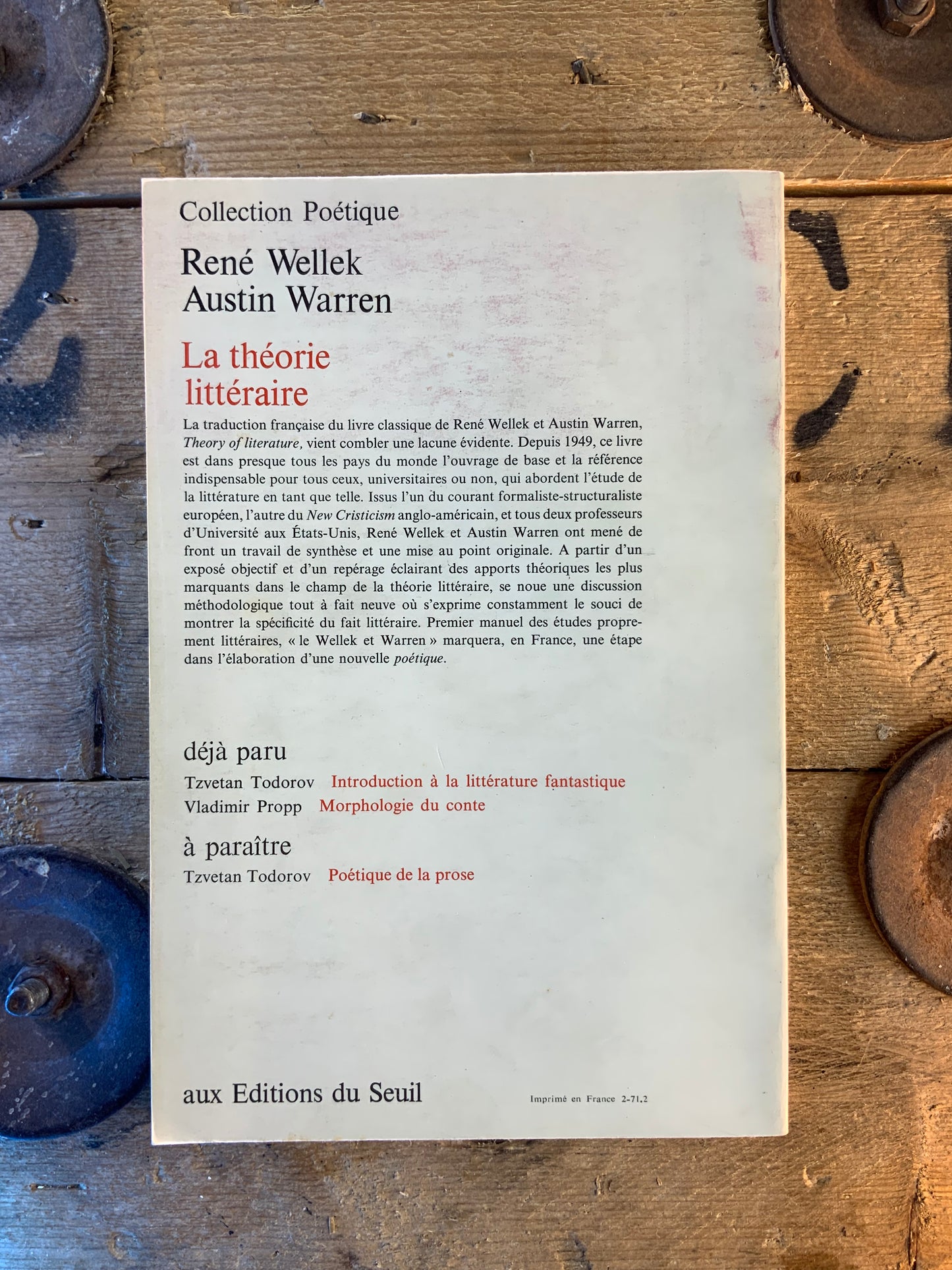 Poétique : revue de théorie et d’analyse littéraire - Rhétorique et philosophie n°5 - 1971