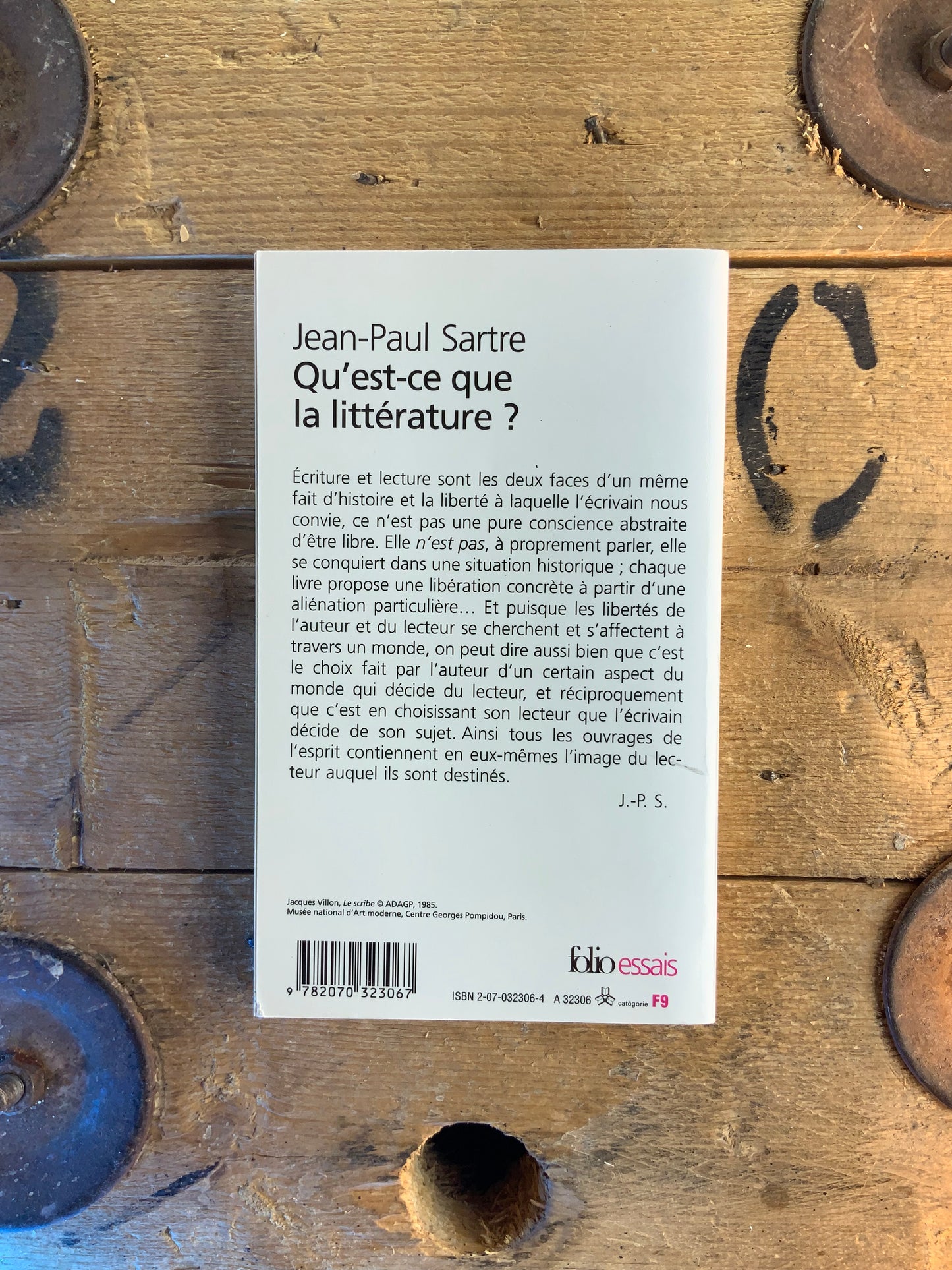 Qu’est-ce que la littérature ? - Jean-Paul Sartre