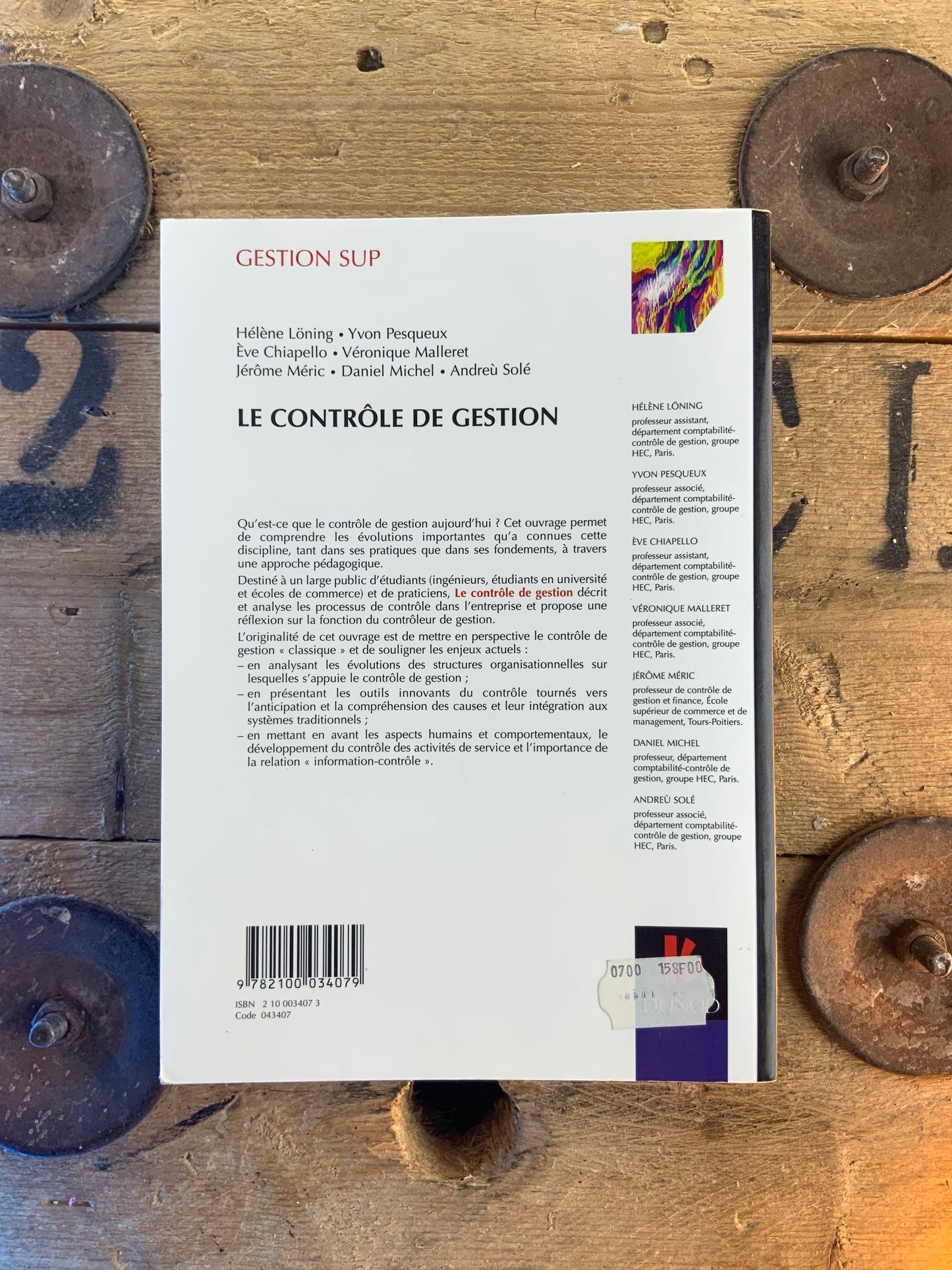 Le contrôle de gestion - Hélène Löning, Véronique Malleret, Jérôme Méric, Yvon Pesqueux