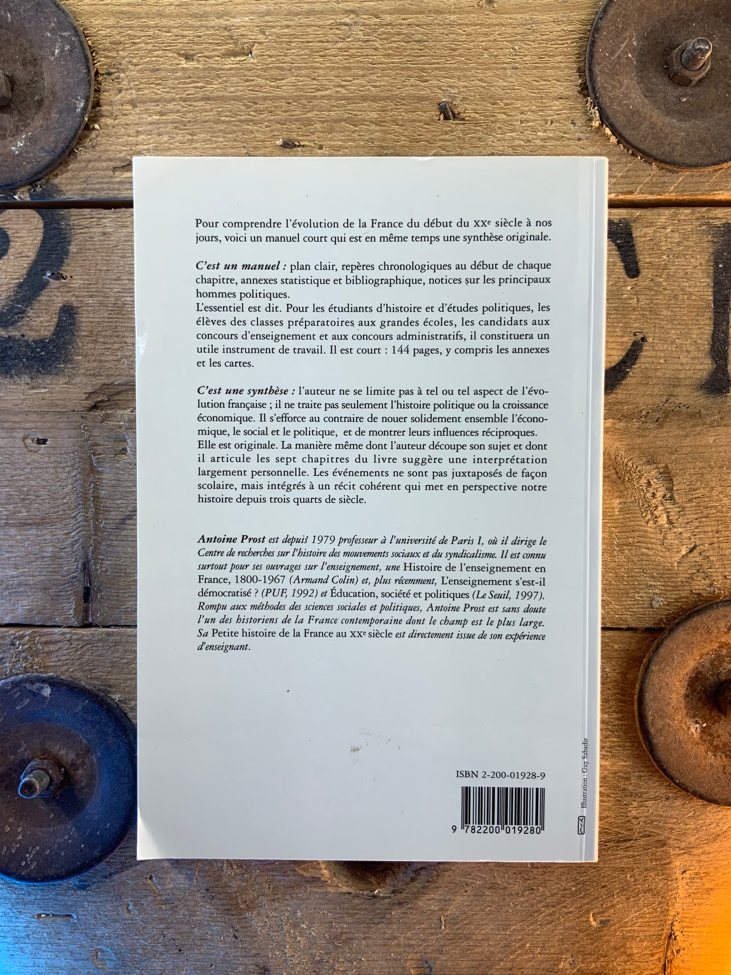 Petite histoire de la France au XXe siècle - Antoine Prost