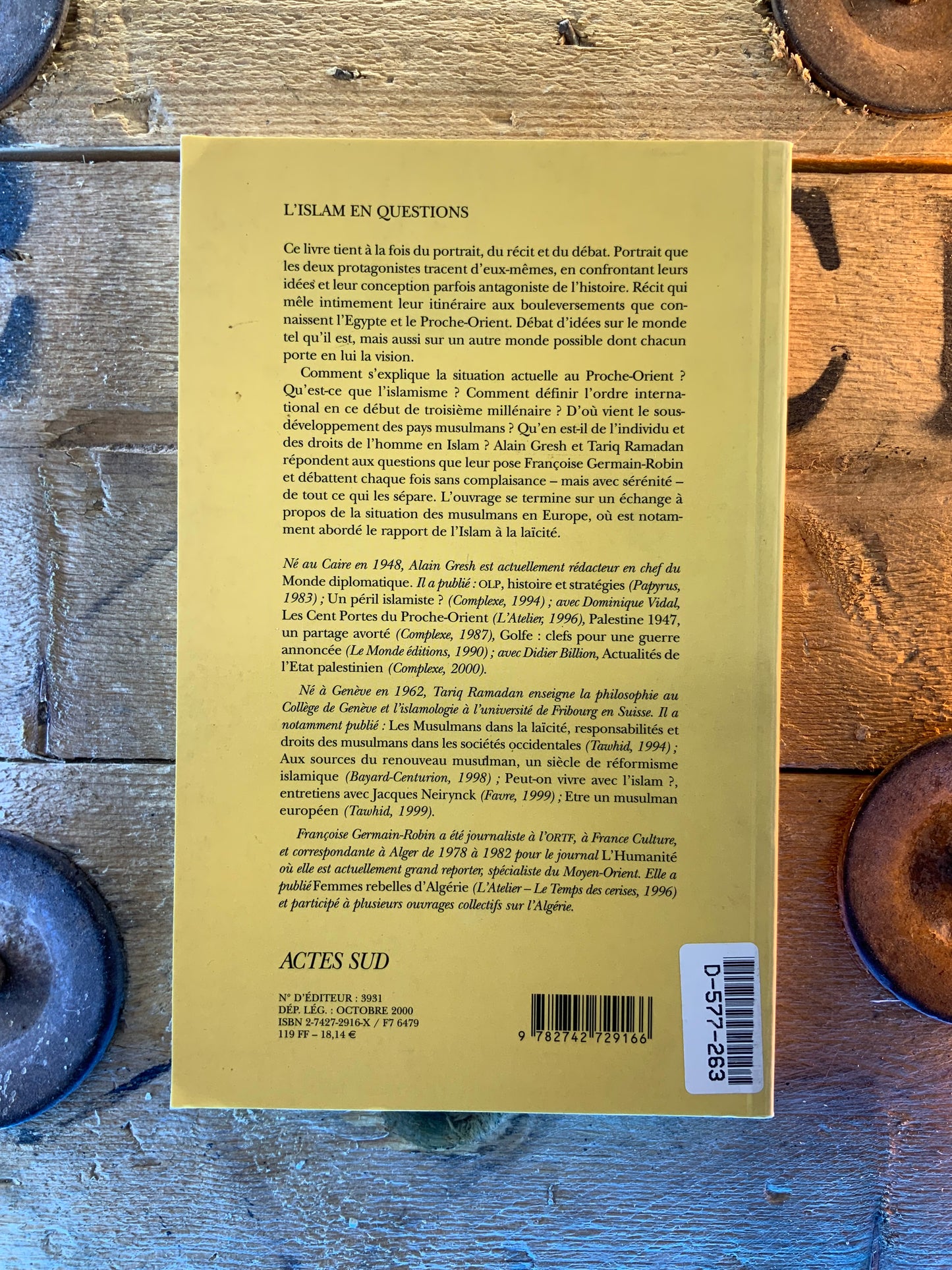 L’Islam en questions - Alain Gresh et Tariq Ramadan