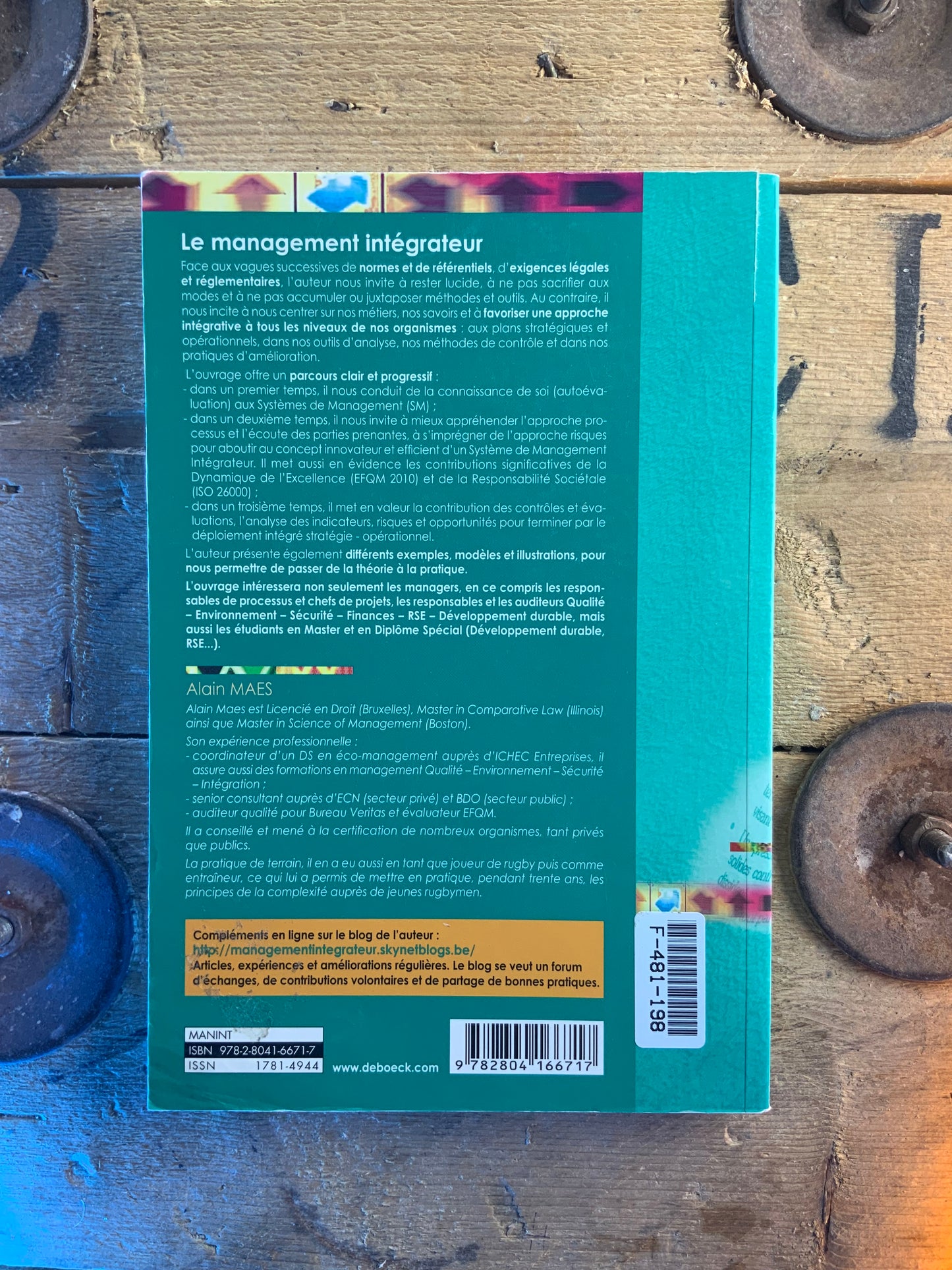 Le management intégrateur : fondements, méthodes et applications - Alain Maes