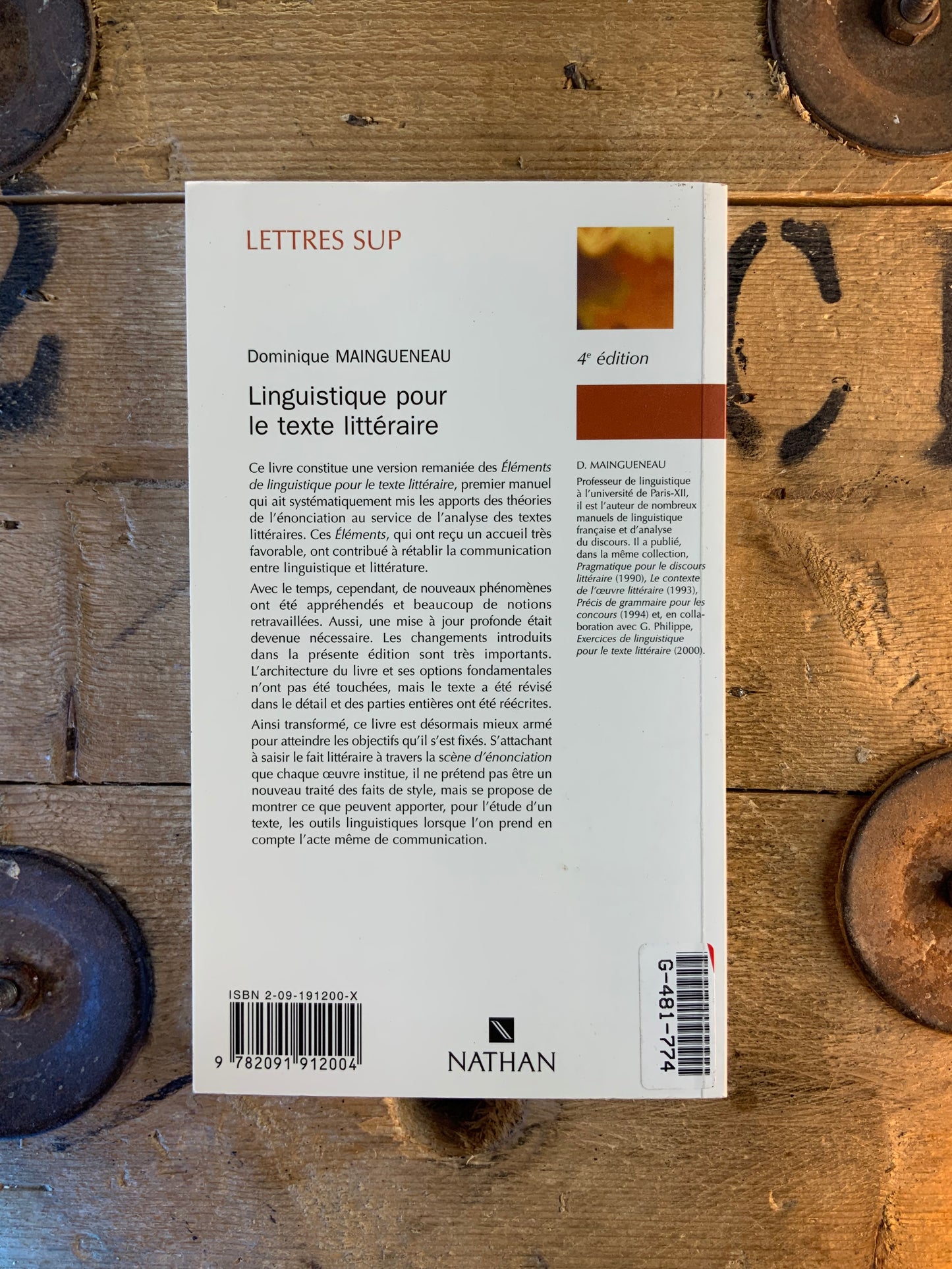 Linguistique pour le texte littéraire - Dominique Maingueneau